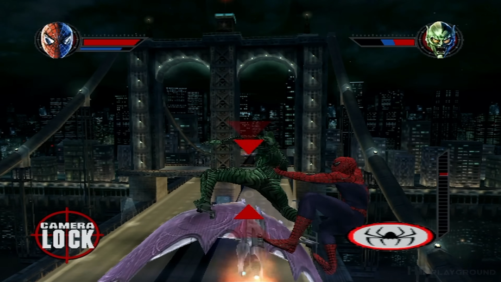 Spider-Man 2002 Green Goblin fight