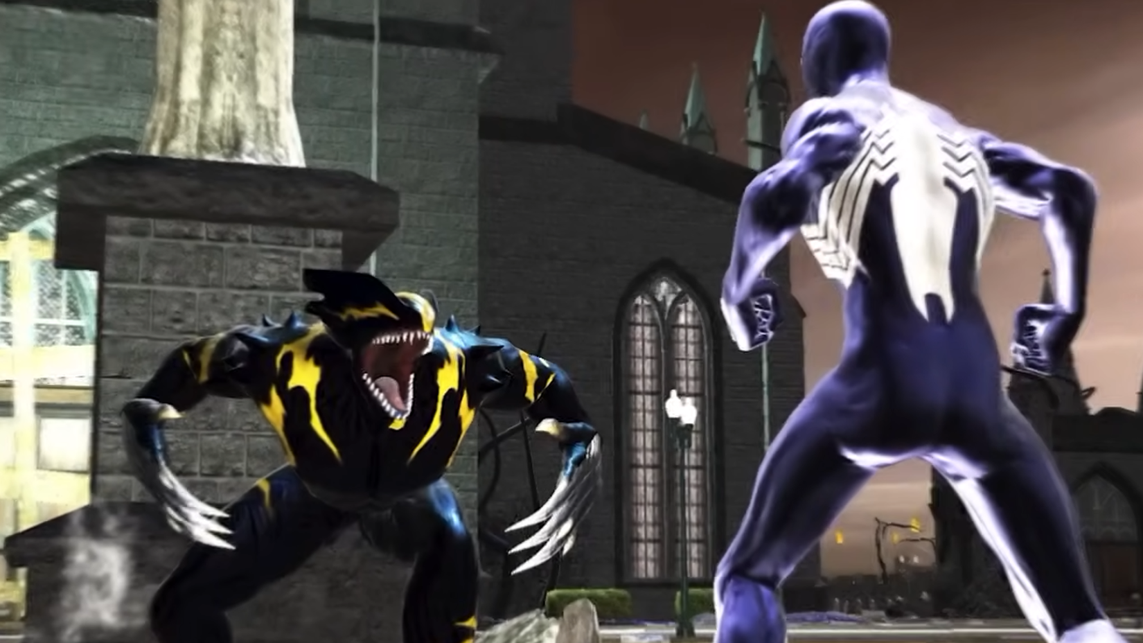 Spider-Man Web of Shadows Symbiote Wolverine