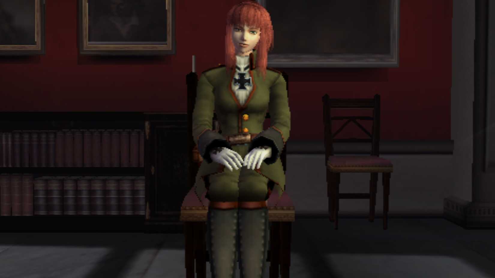 karin sitting in a chair