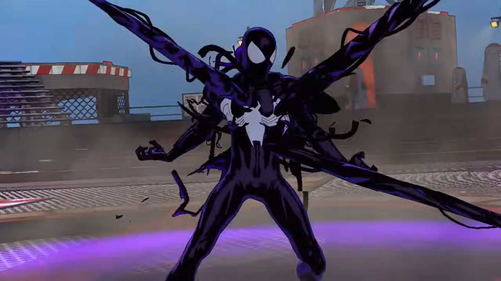 black-suited spider-man