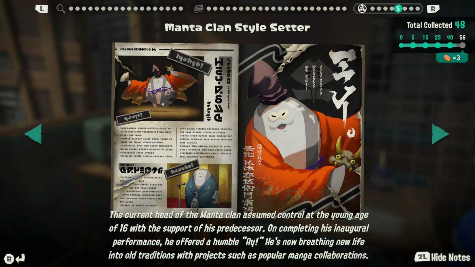 Splatoon Raiders Big Man scroll