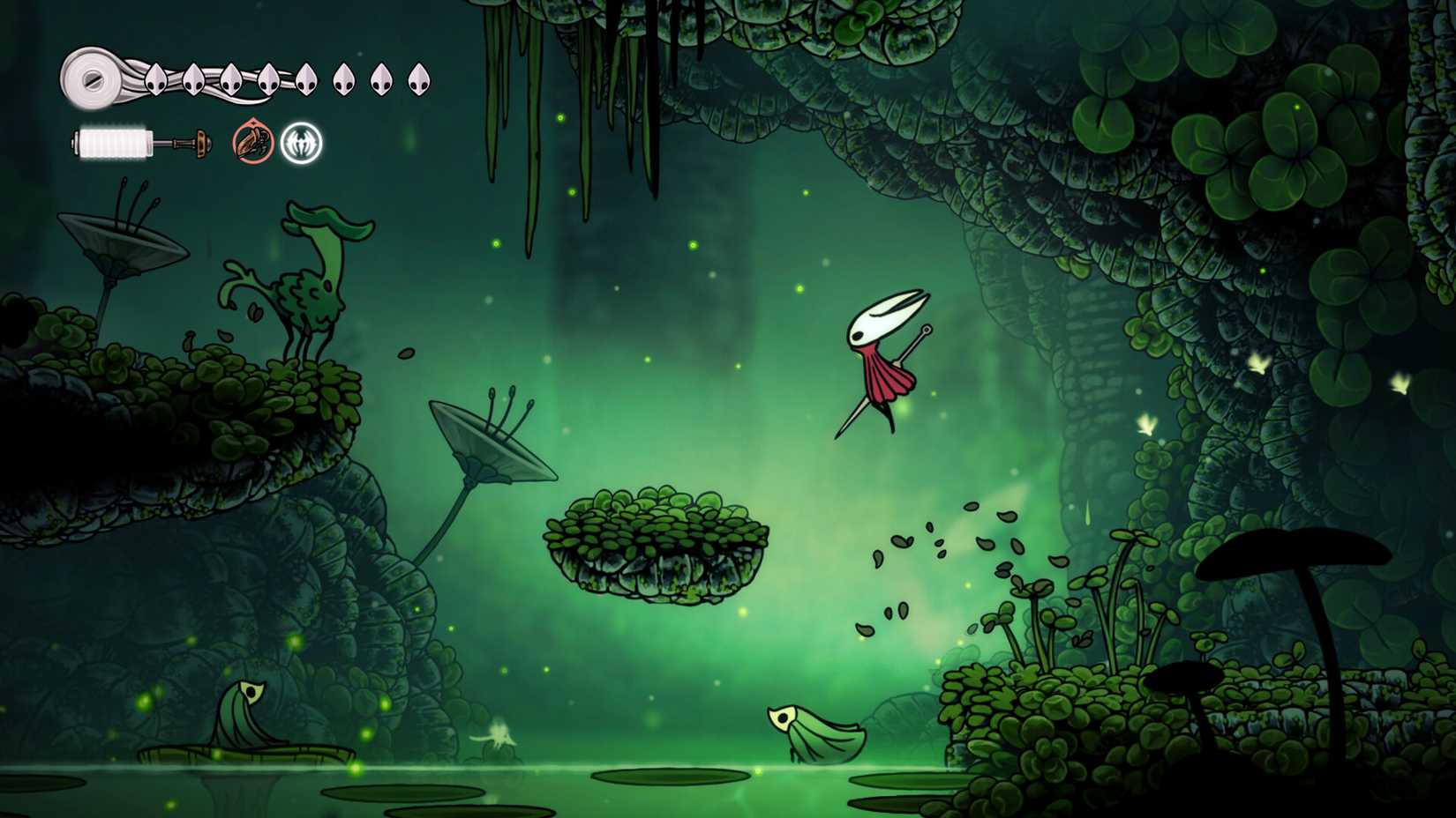 Silksong platforming