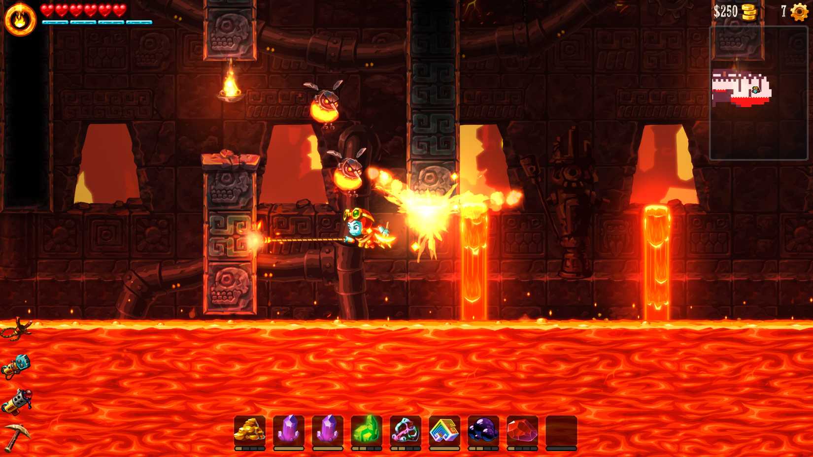 SteamWorld Dig 2 gameplay