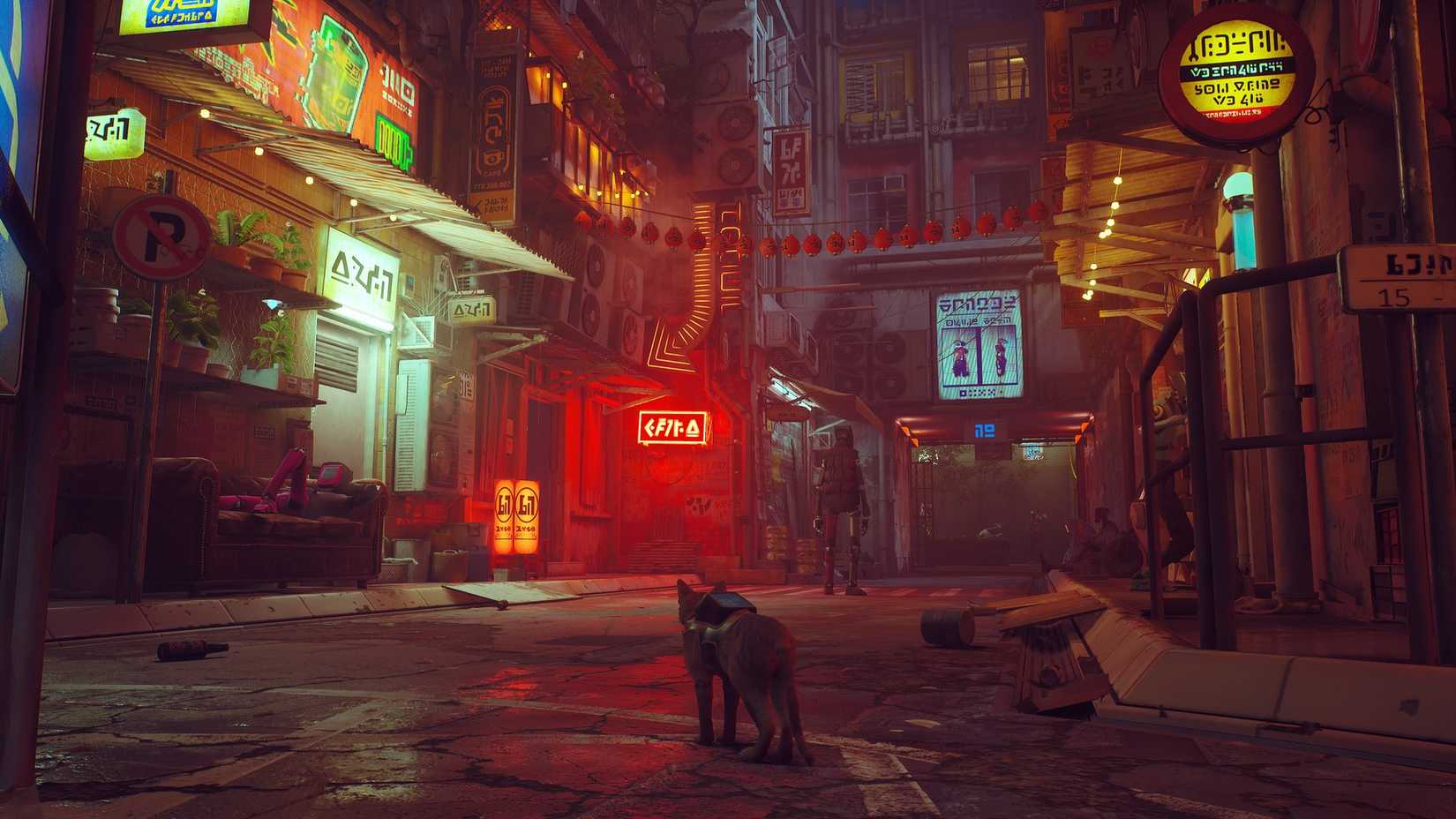 Lost in the neon city