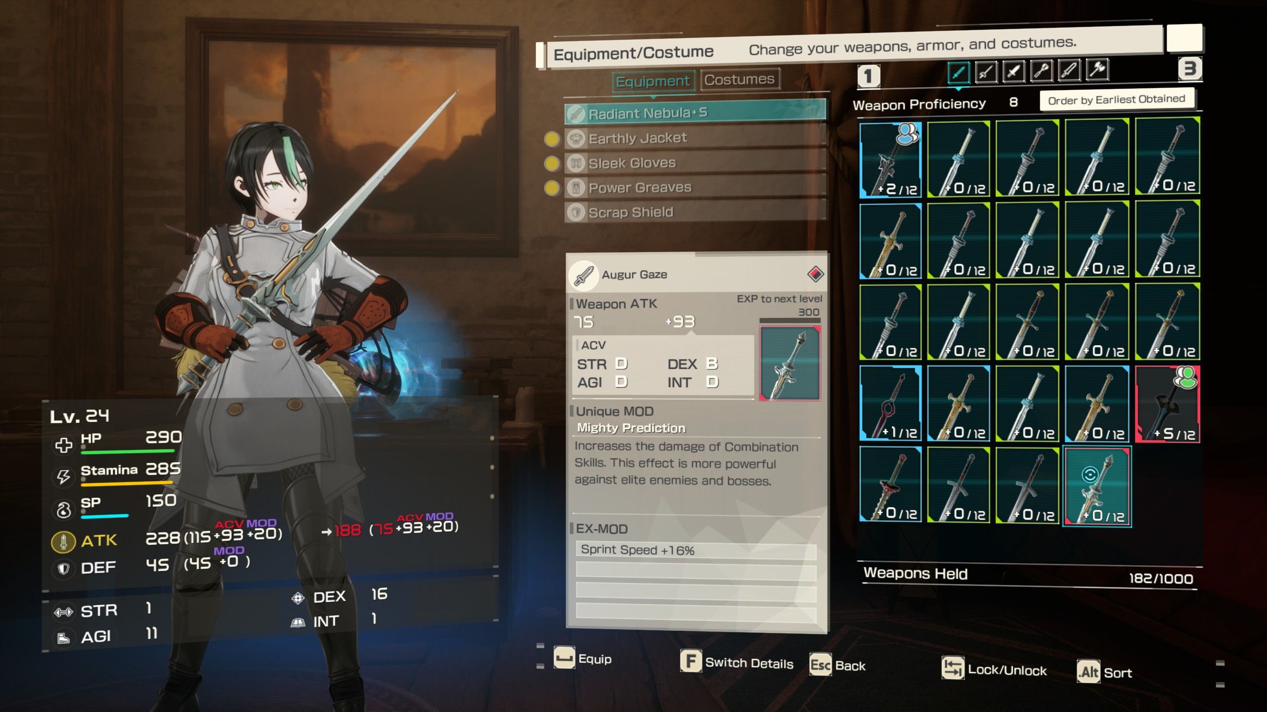 SWORDS IN ECHOES OF AINCRAD
