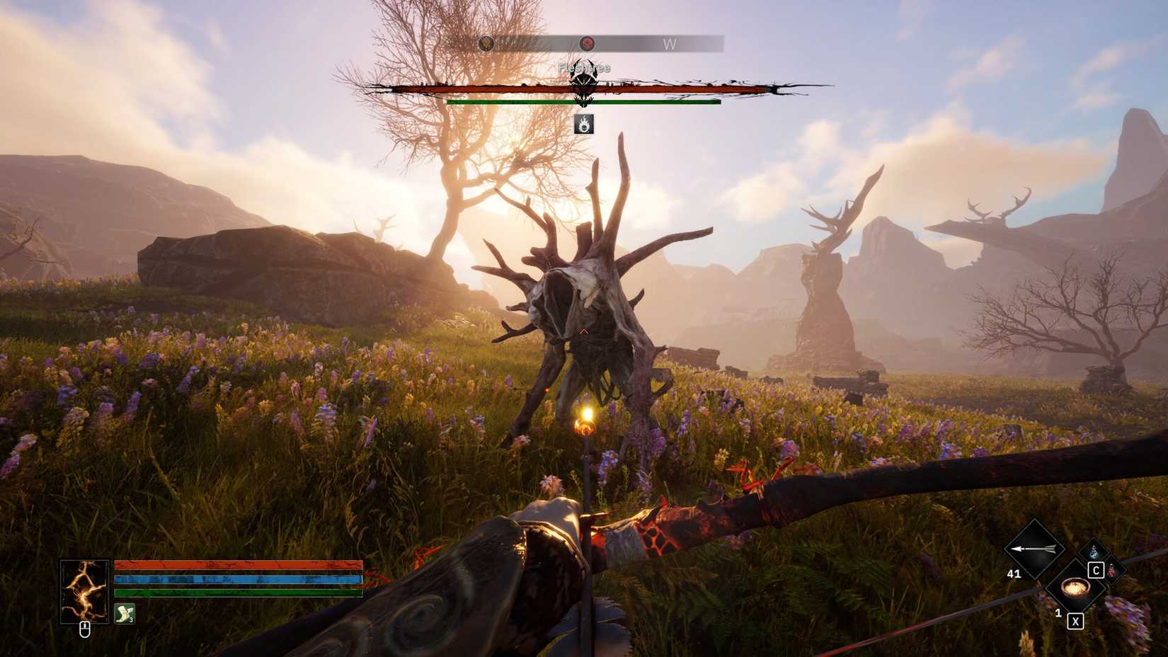 Tainted Grail The Fall of Avalon Fleshtree enemy combat