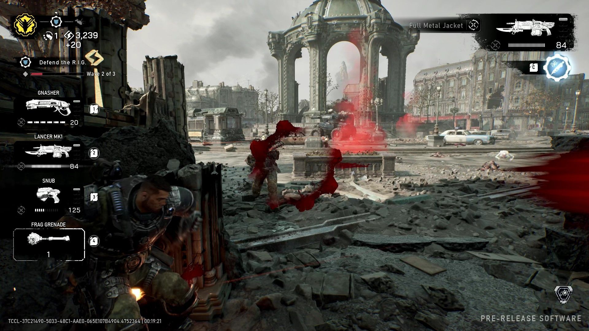 Taking Damage Gears of War E Day Horde Siege Mode