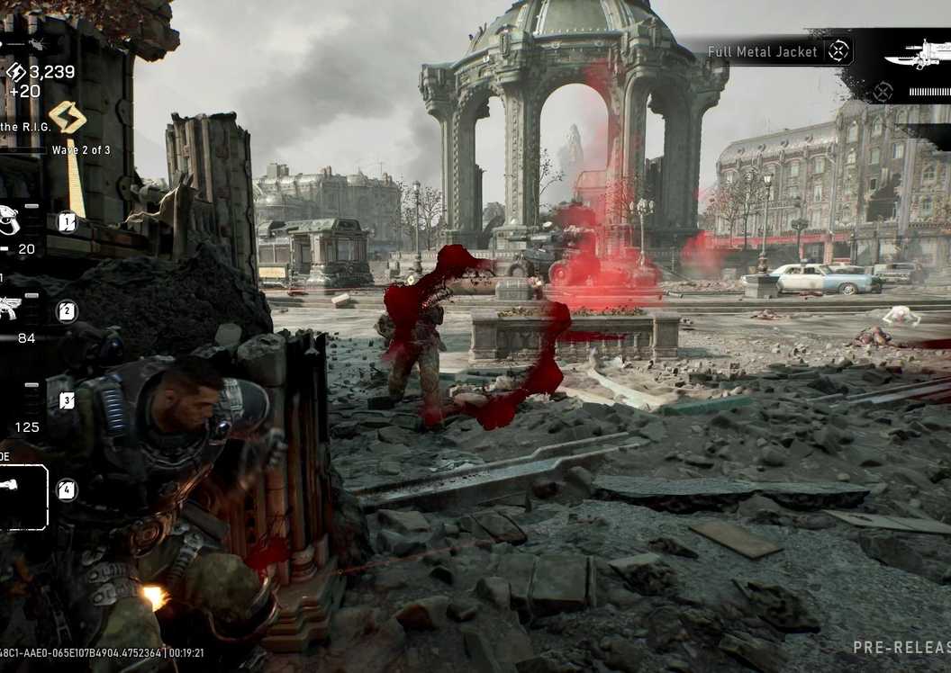 Taking Damage Gears of War E Day Horde Siege Mode