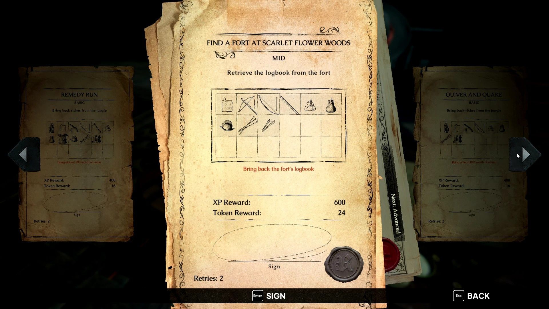 The Mound Scarlet Flower Woods Logbook Mission