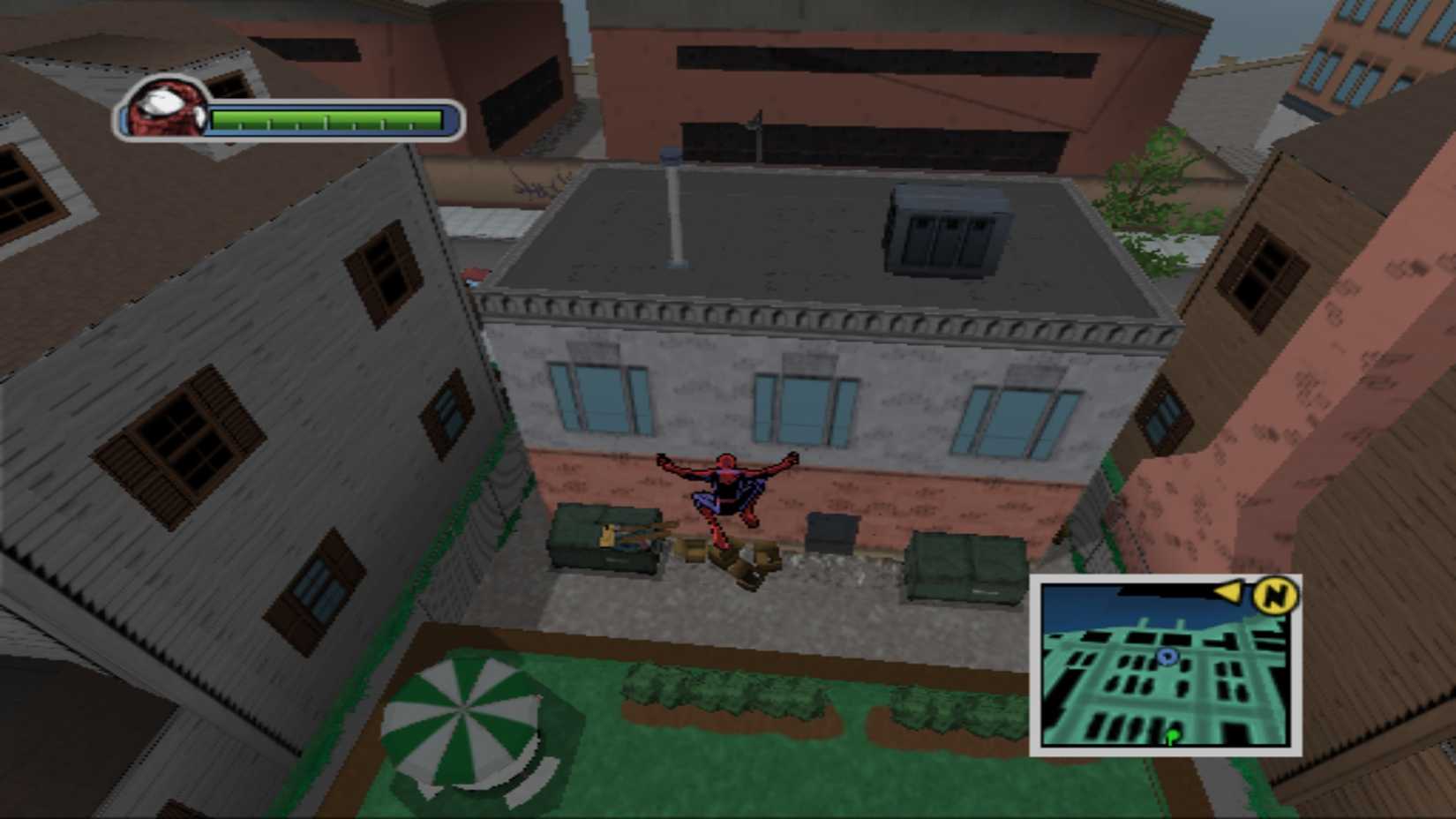 spider-man jumping