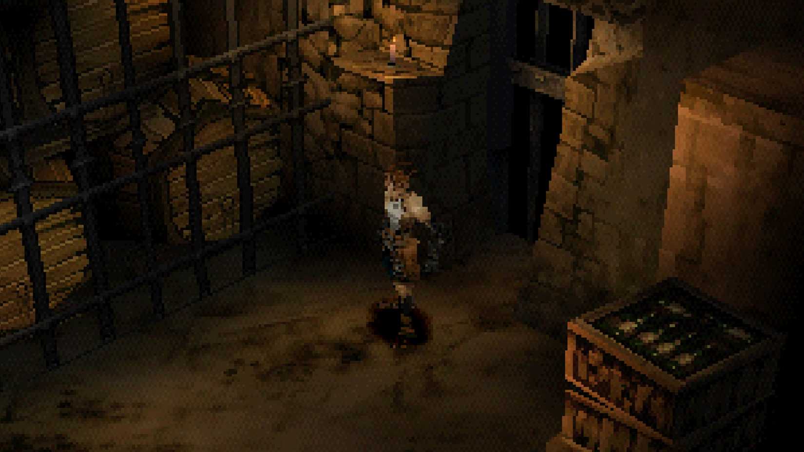 ashley in a crypt