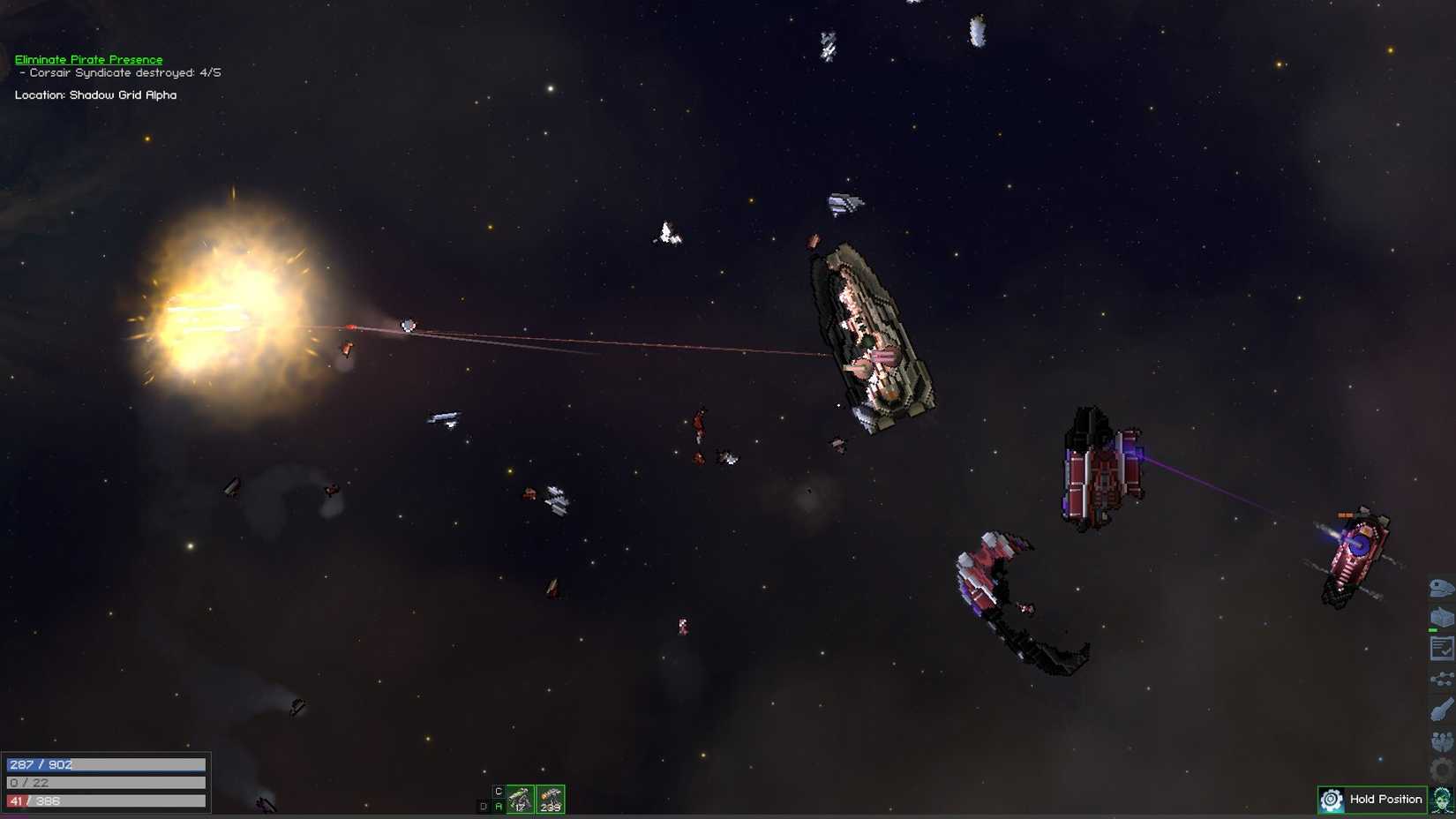 vanguard galaxy ship combat