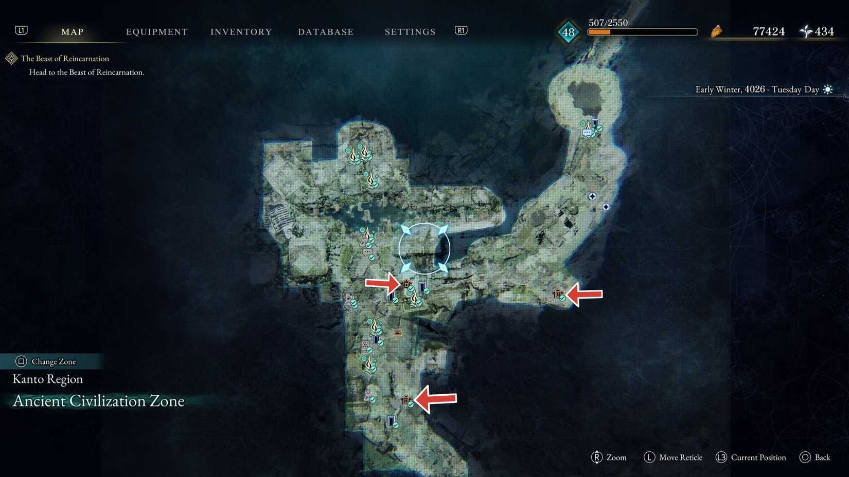 All Dragon Vein Shrines in Ancient Civilization Zone Beast of Reincarnation