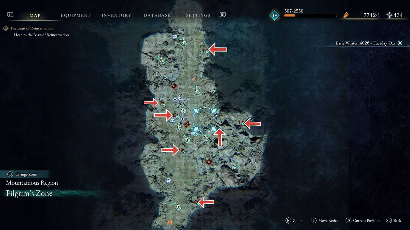 All Dragon Vein Shrines in Pilgrim's Zone Beast of Reincarnation