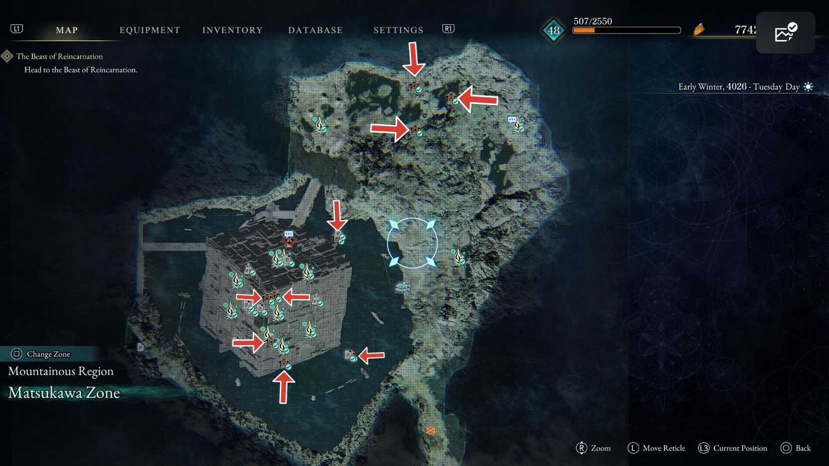All Dragon Vein Shrines Locations in Matsukawa Zone Beast of Reincarnation