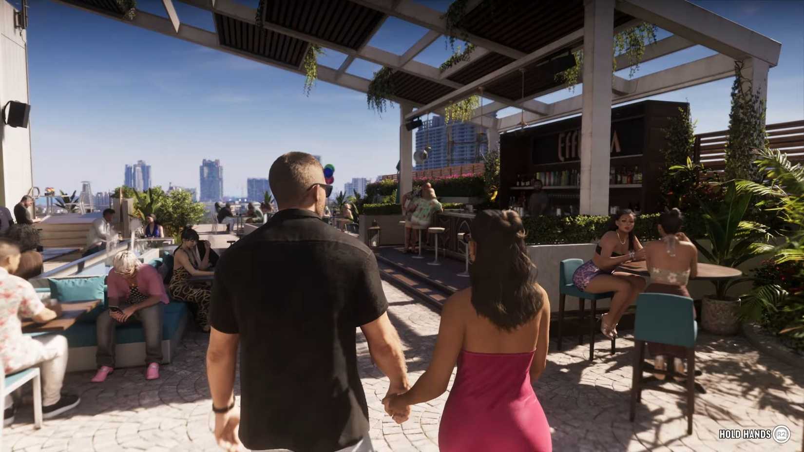 GTA 6 Lucia and Jason Holding Hands