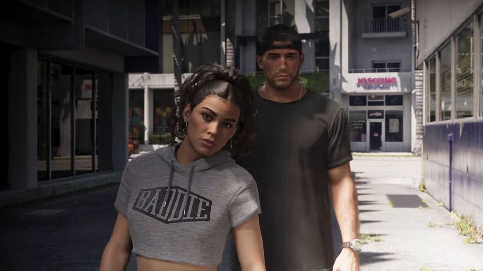 GTA 6 Lucia and Jason On Street