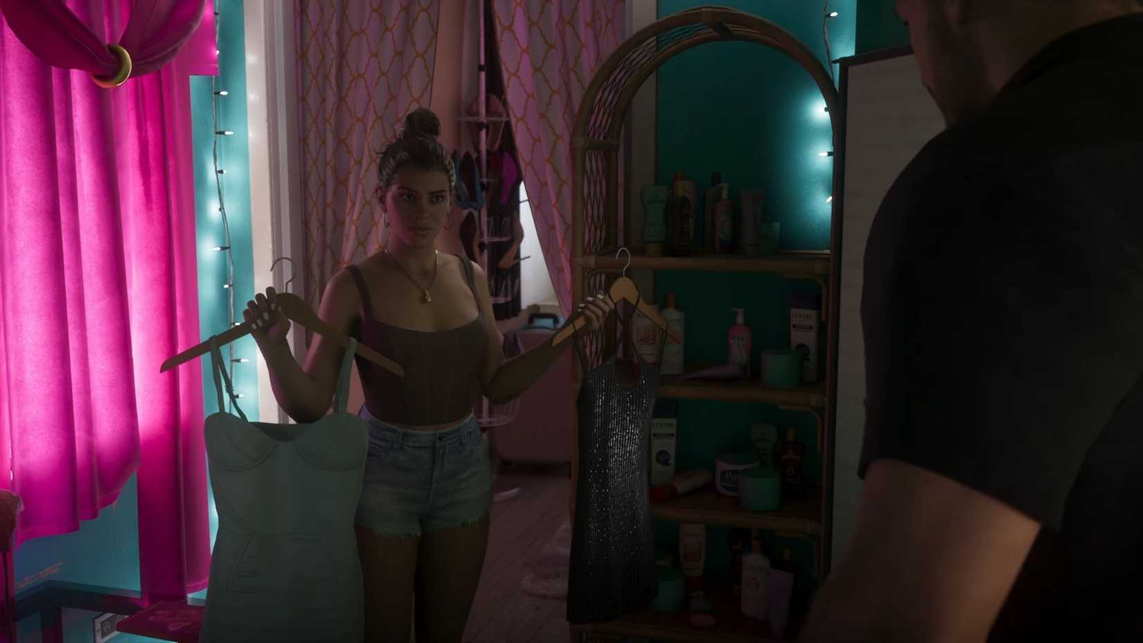 GTA 6 Lucia and Jason picking Outfit