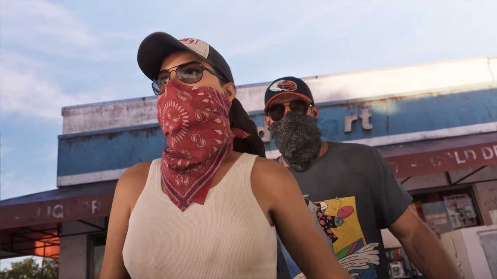 GTA 6 Lucia and Jason Robbing Store