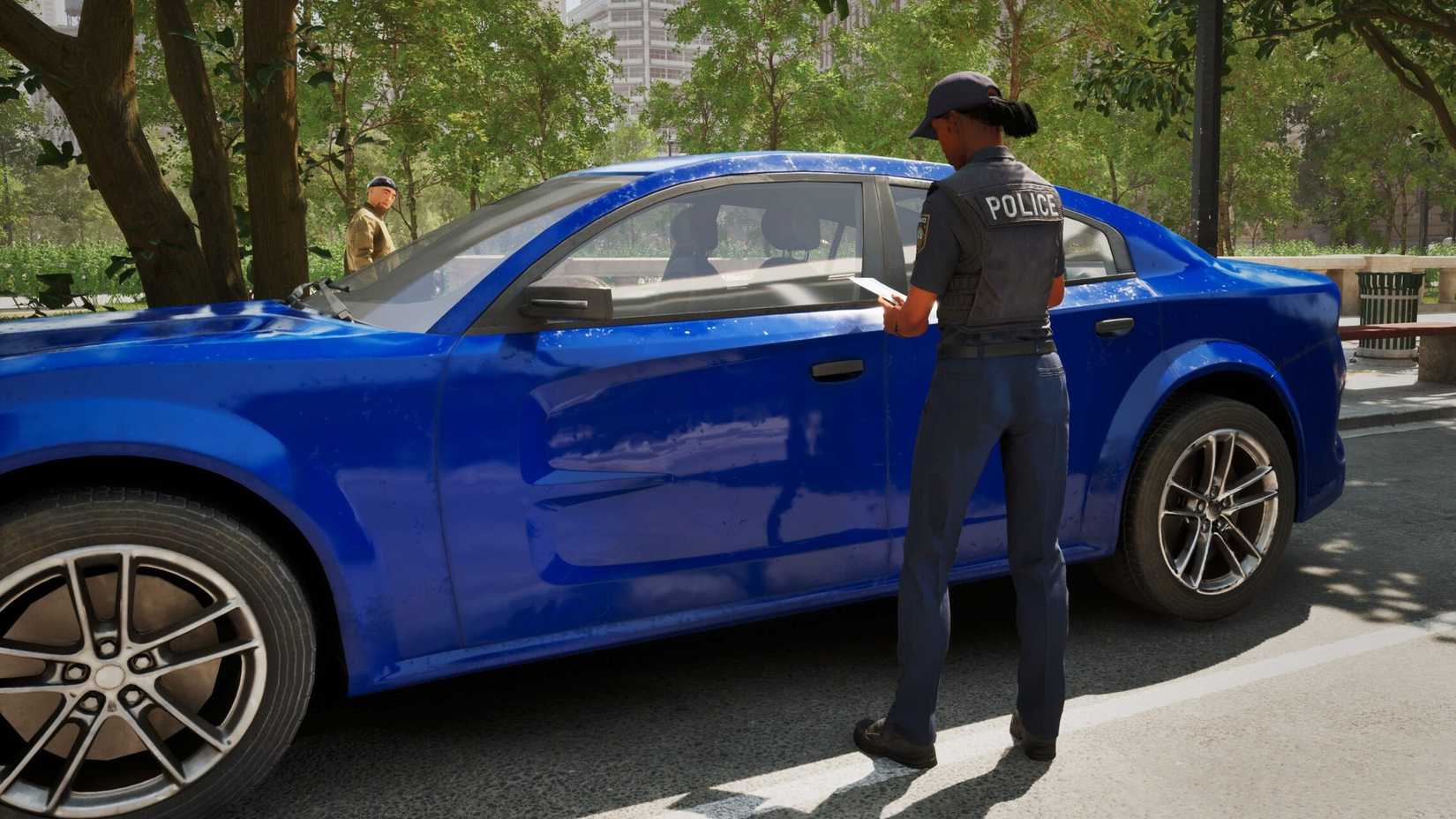 Police Simulator Writing a Ticket
