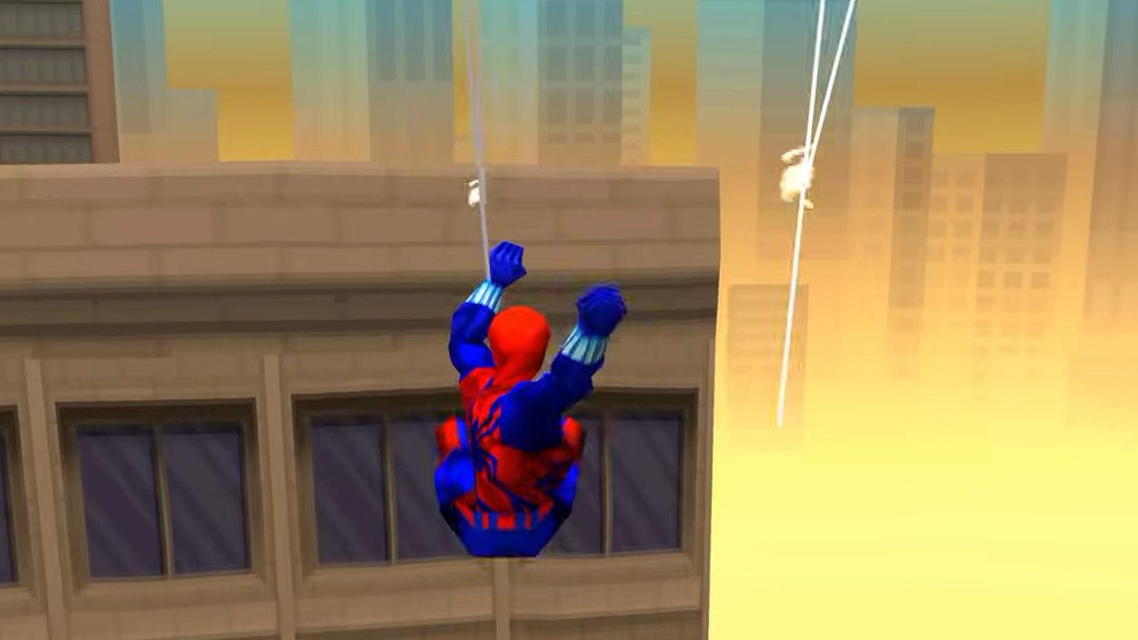 Spider-Man 2000 web swing