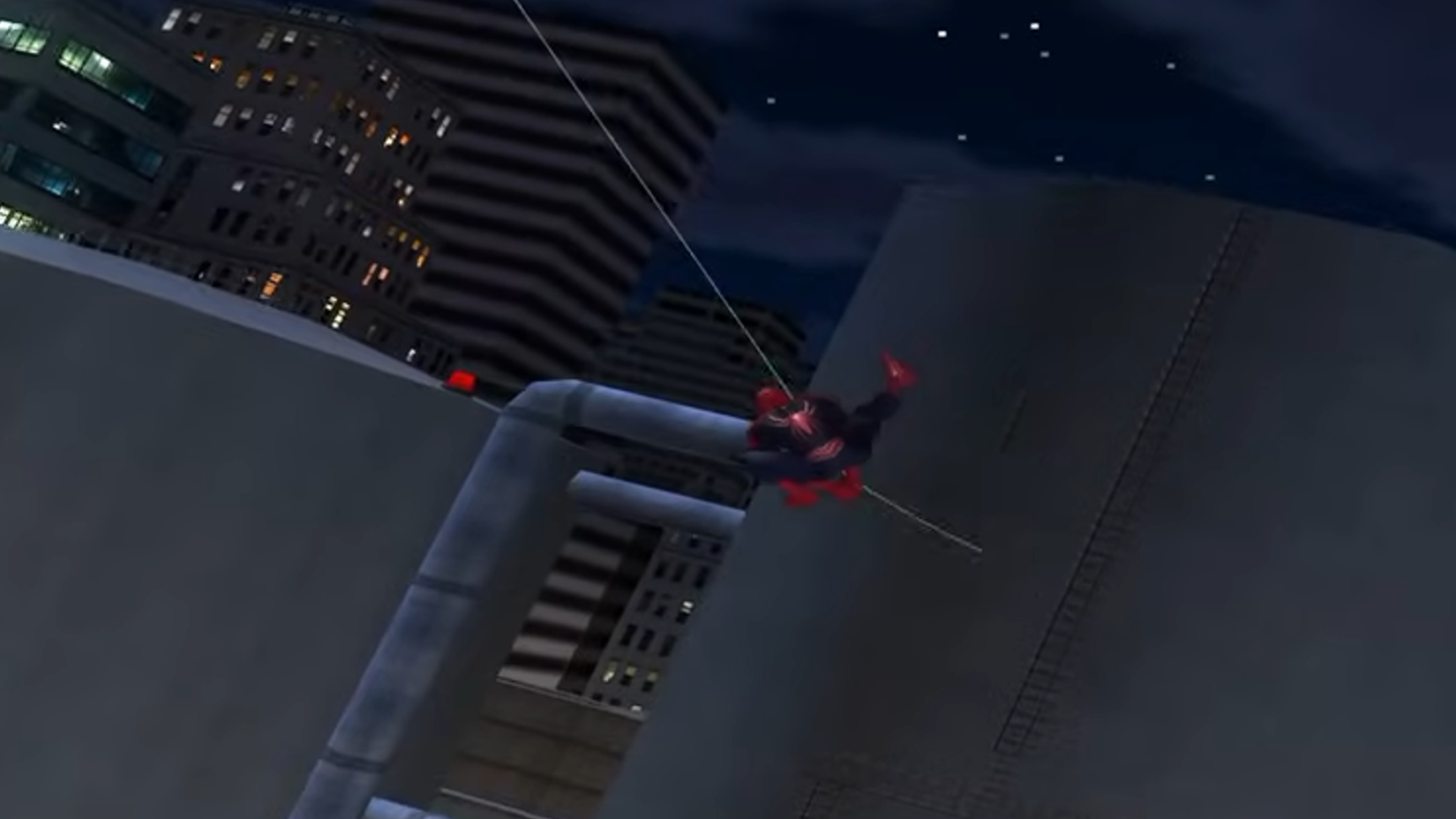 Spider-Man 2 web swing