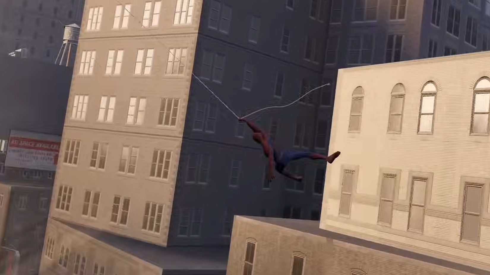 Spider-Man 3 web swing