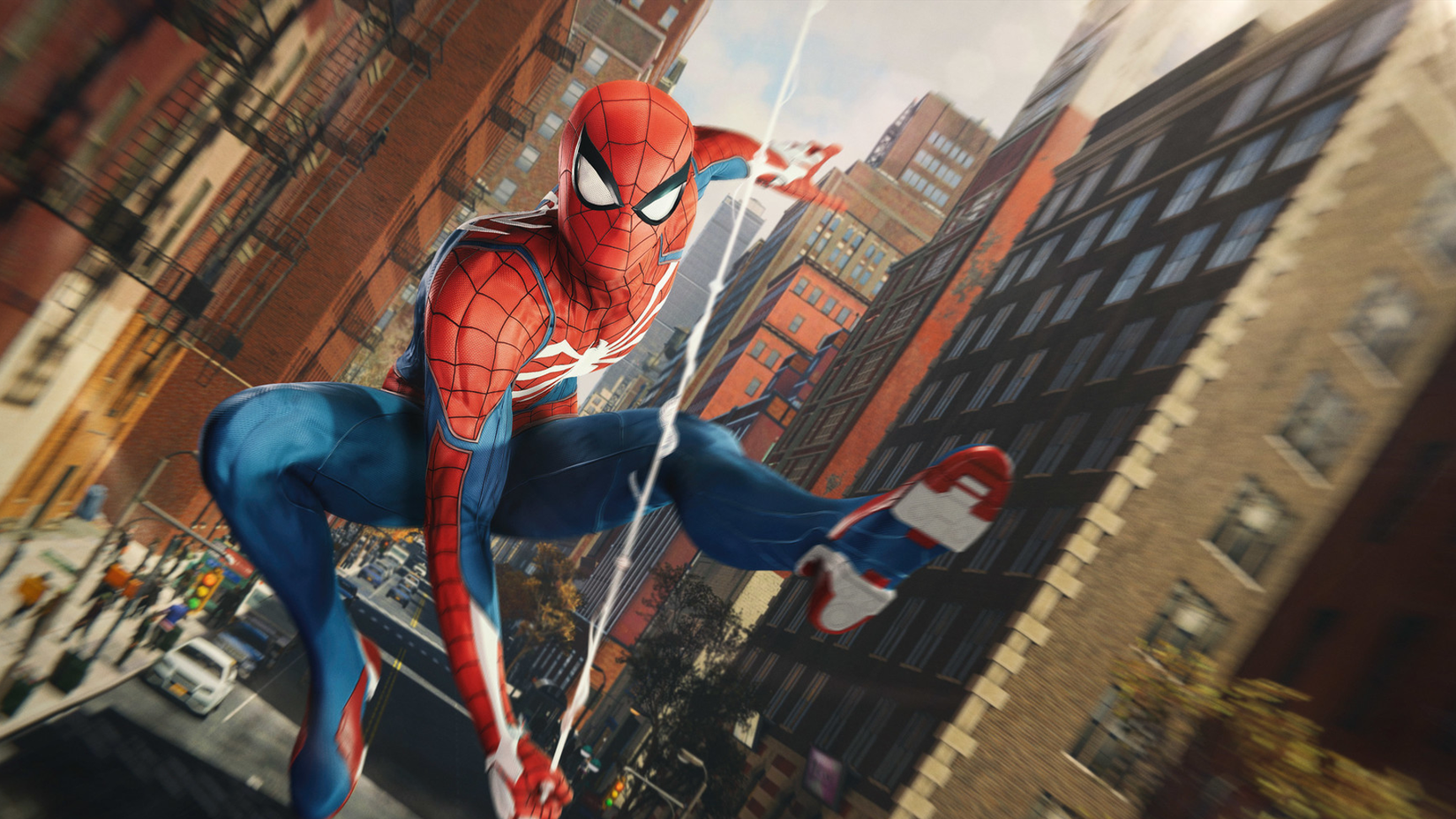 Marvel's Spider-Man web swing