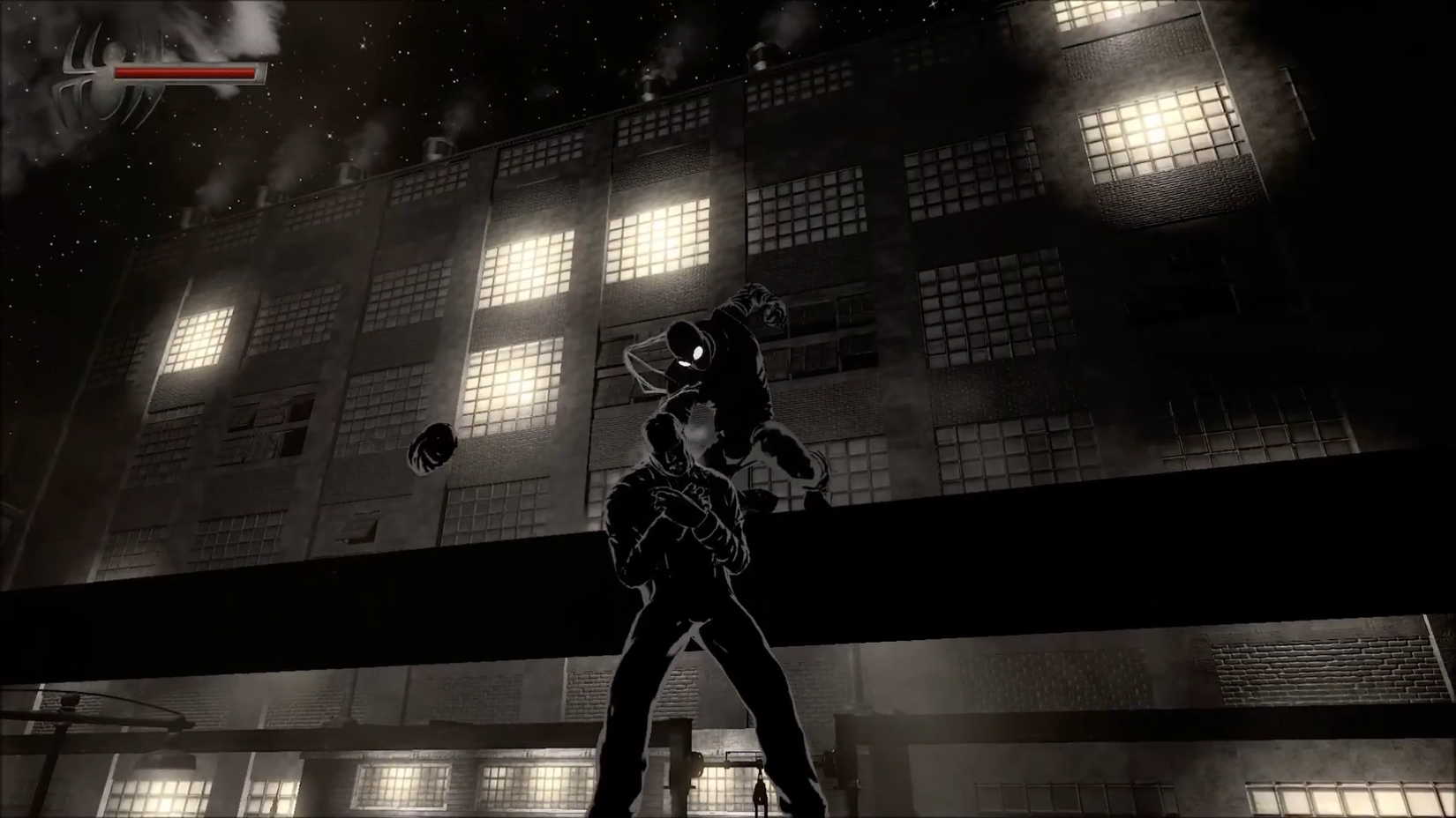 Spider-Man Shattered Dimensions Noir takedown
