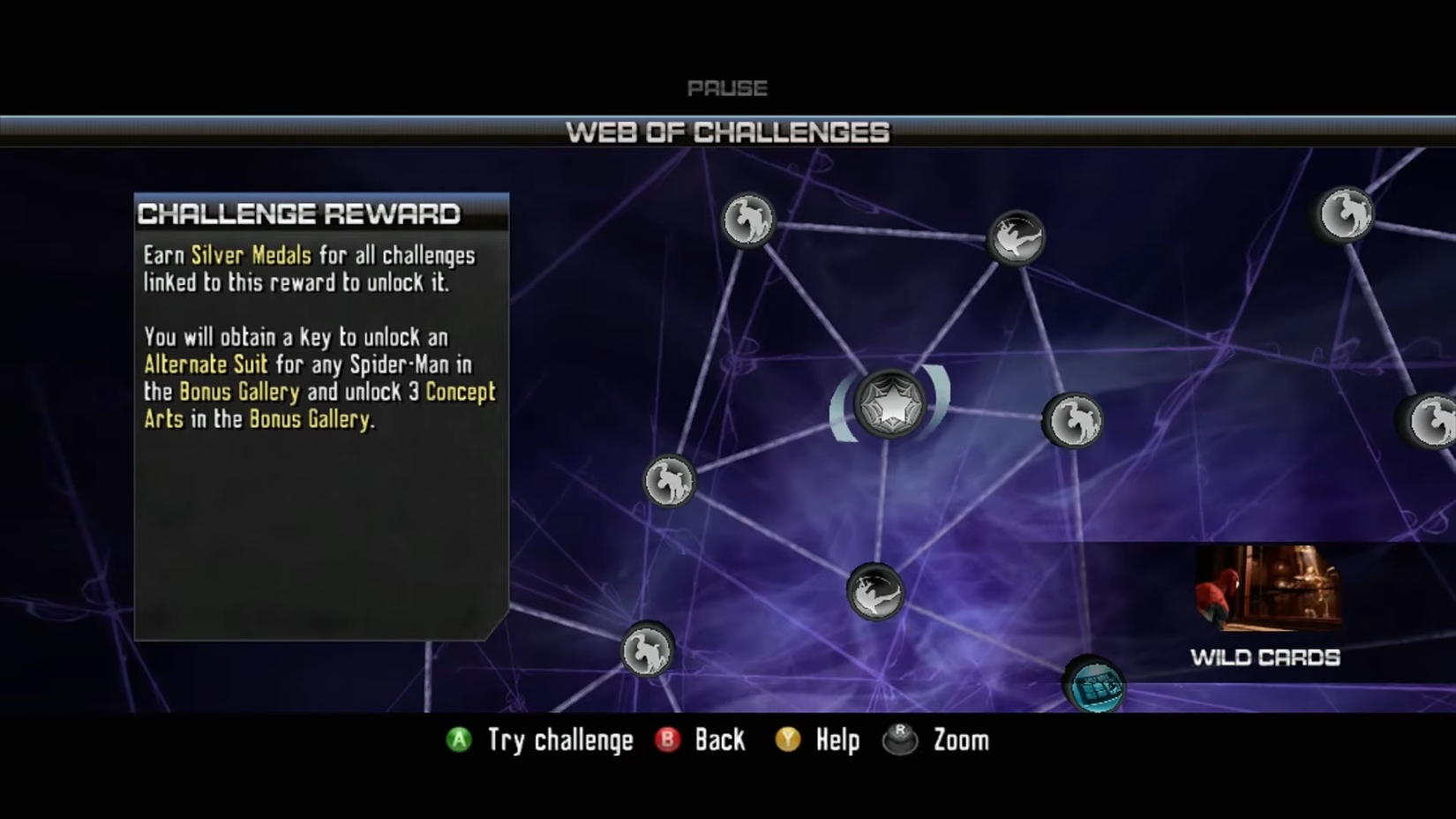 Spider-Man Edge of Time Web of Challenges