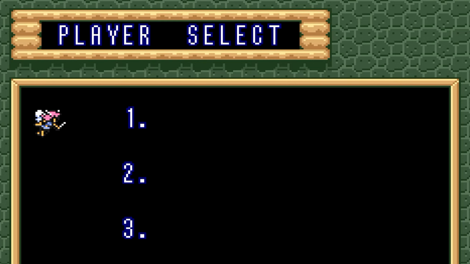 Legend of Zelda Link to the Past File Select