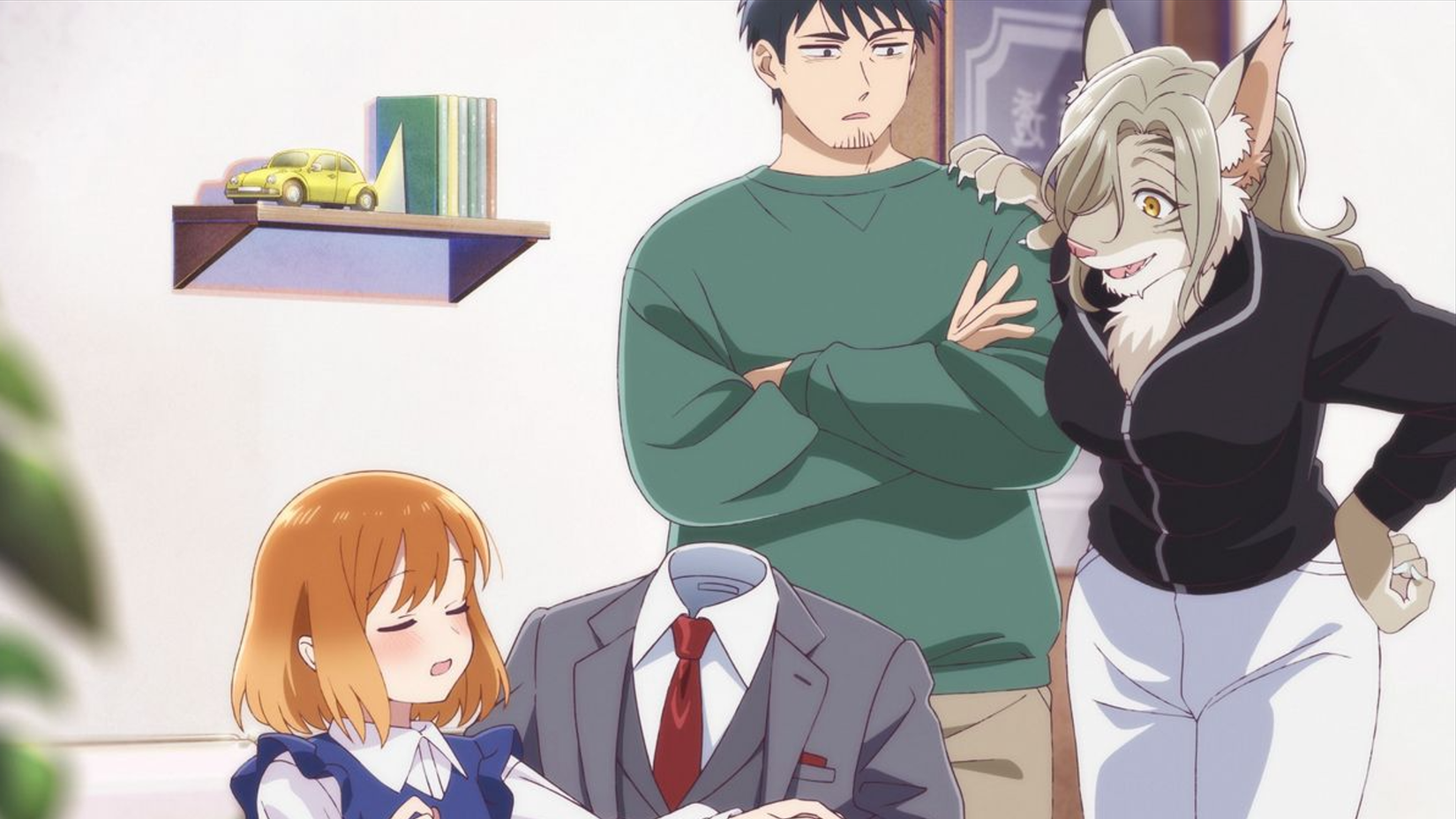 The Invisible Man and his Soon to be Wife characters