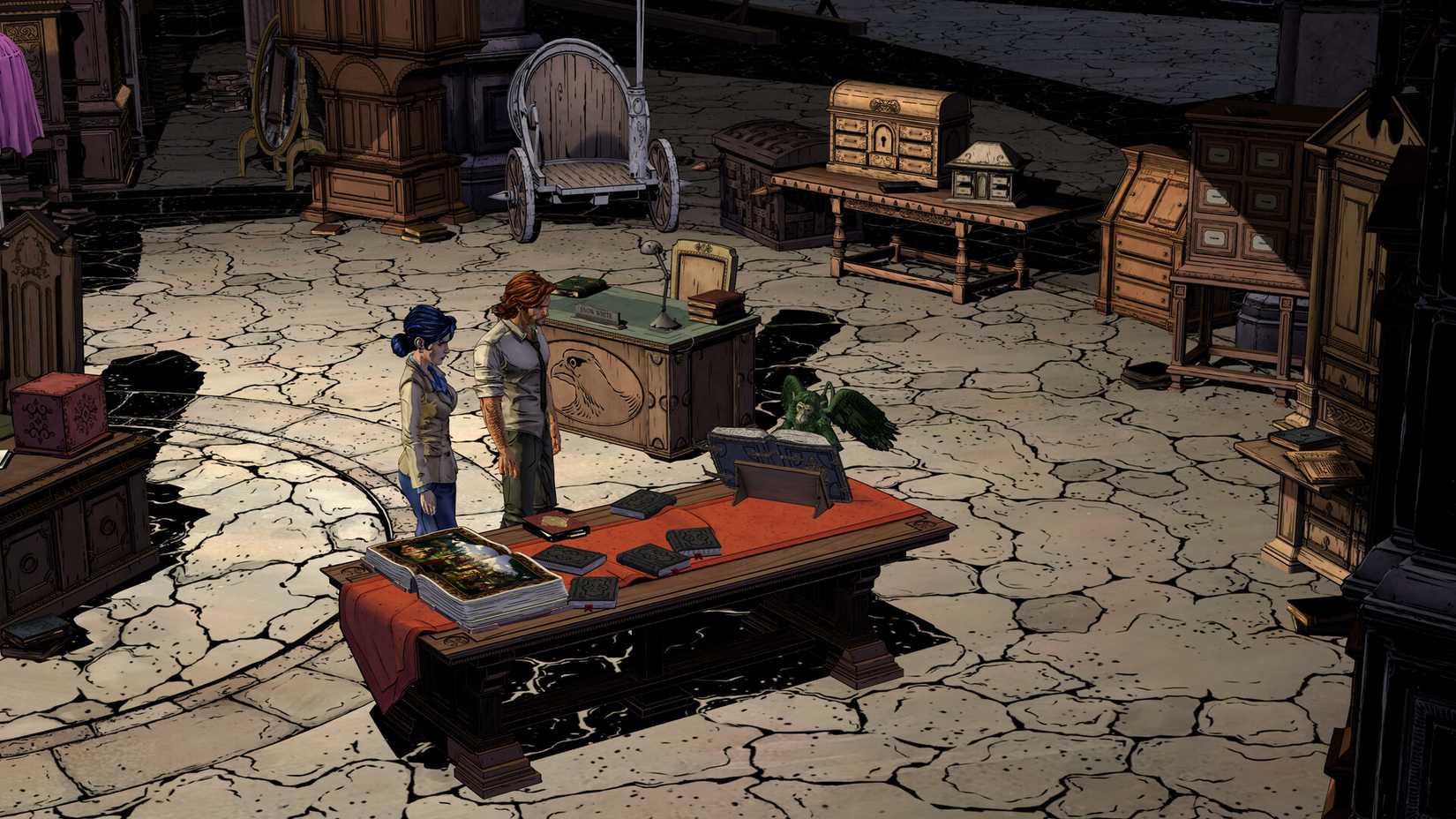 The Wolf Among Us Remastered Crane's office