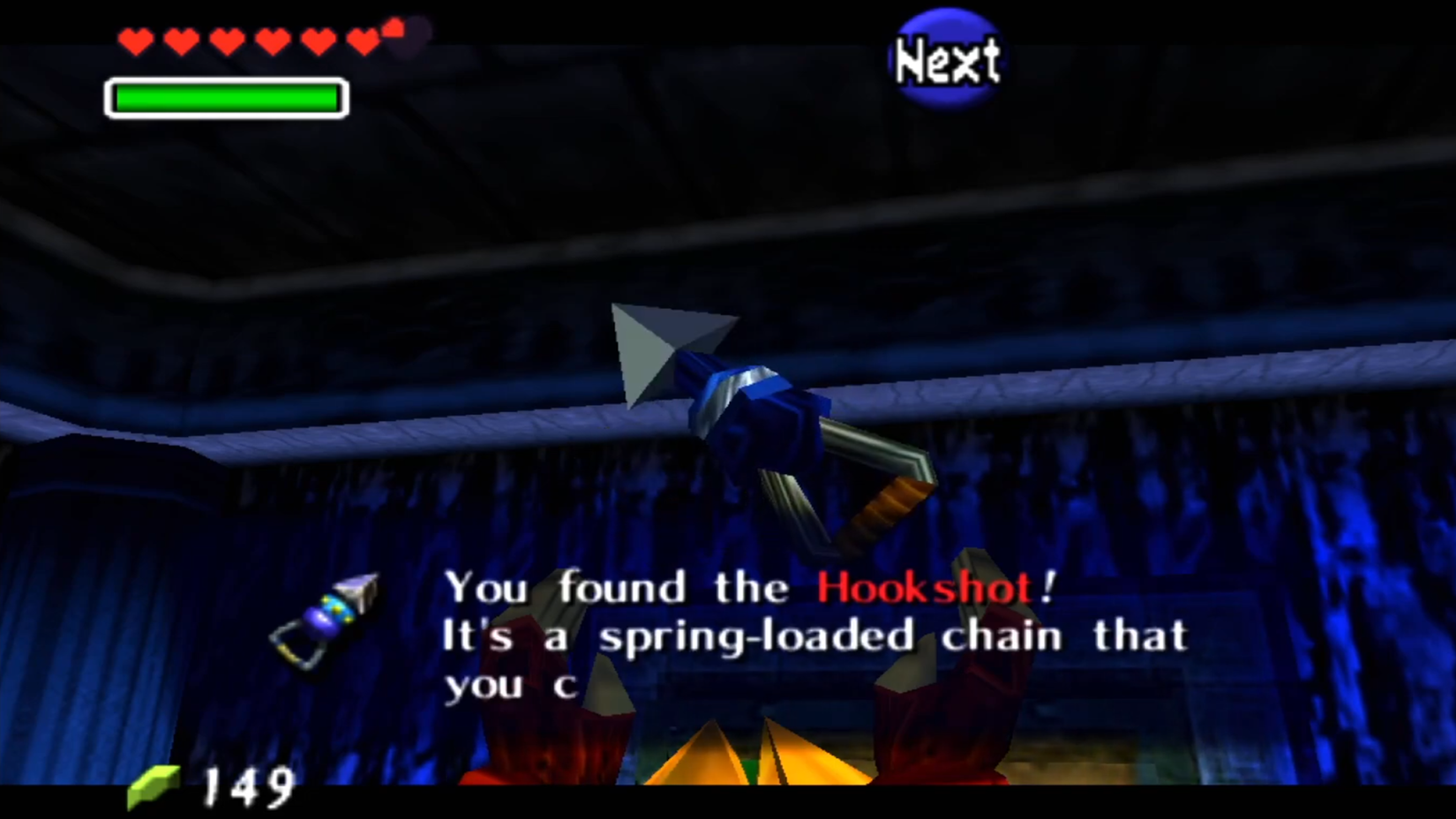 The Legend of Zelda: Ocarina of Time's Hookshot