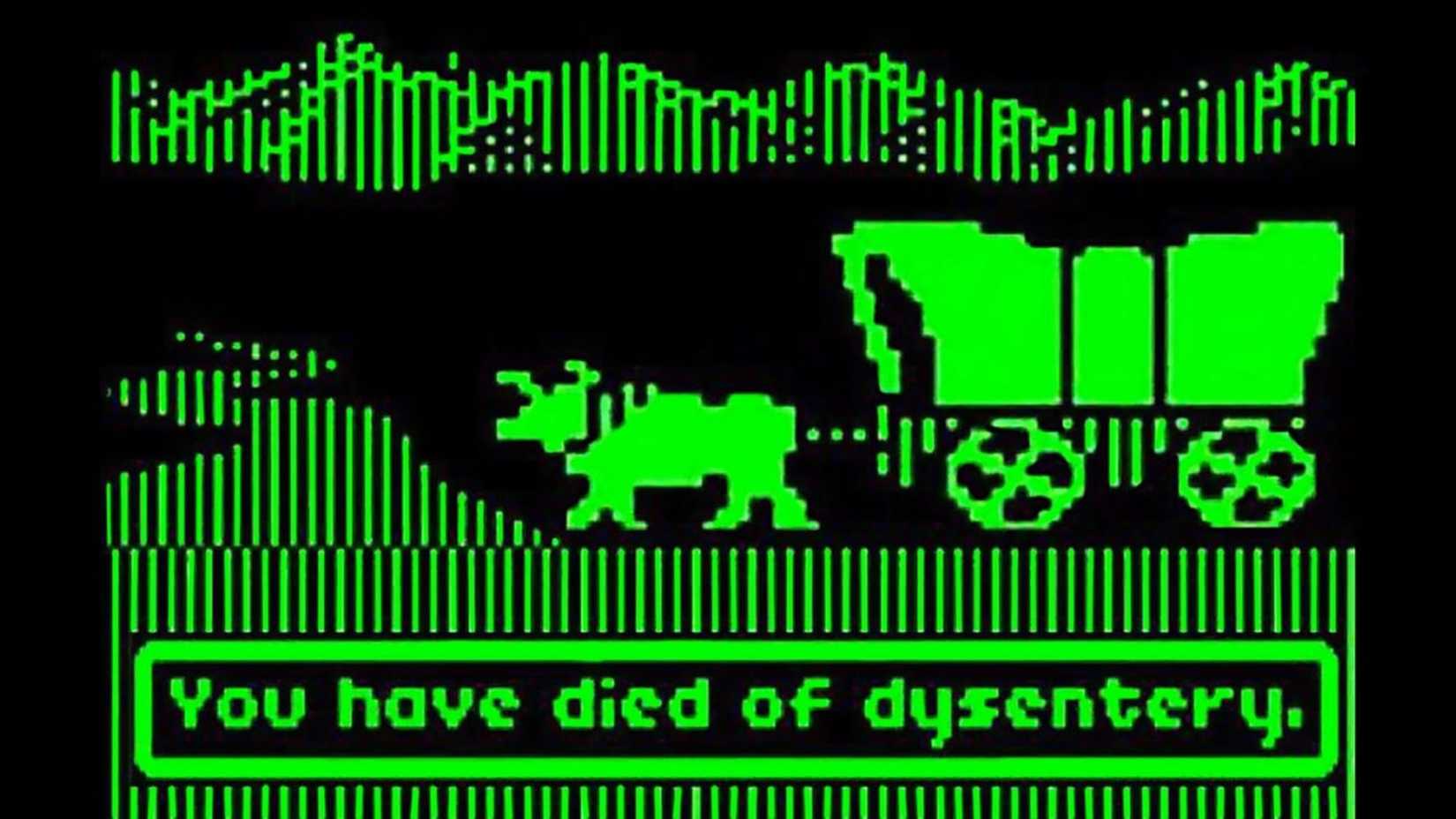 the oregon trail apple ii dysentery