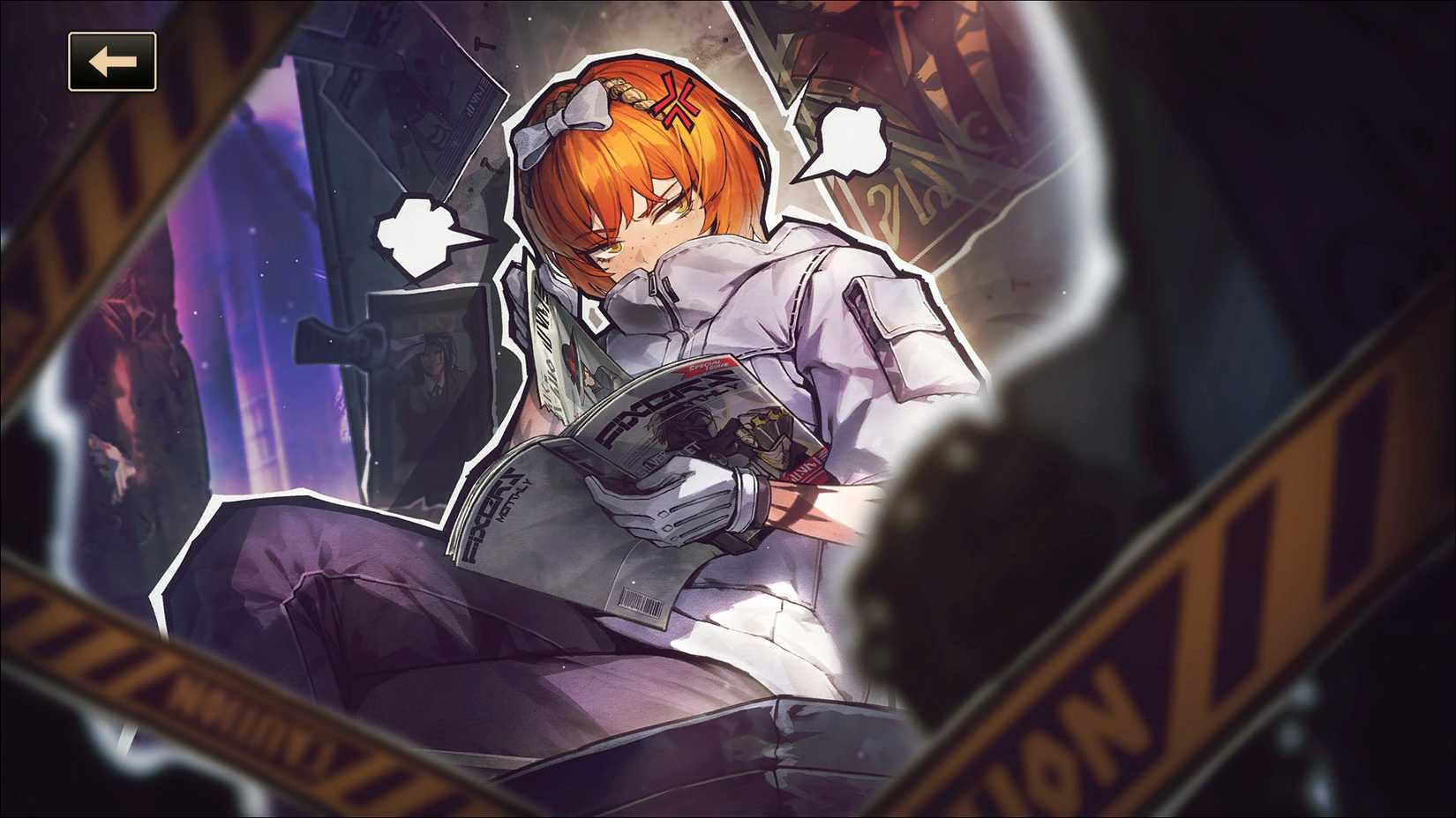 Middle Apprentice Ishmael reading a comic