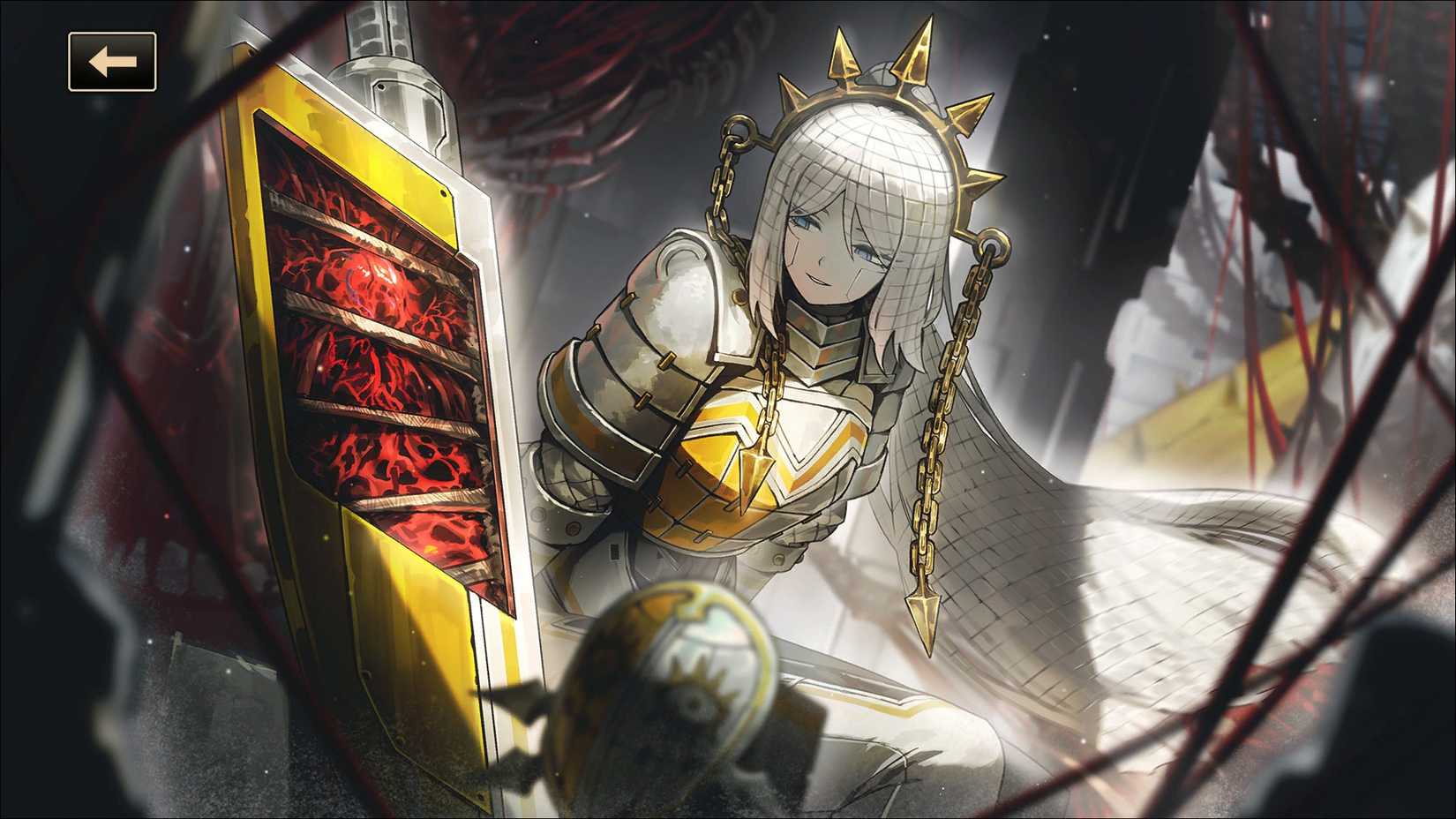 Ring Apprentice Faust admiring her sword