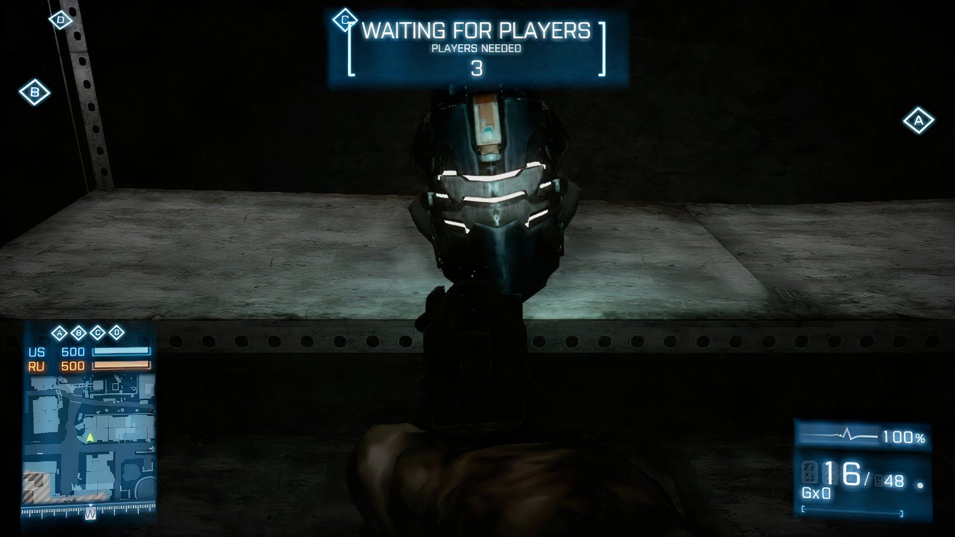 Battlefield 3 Dead Space Helmet