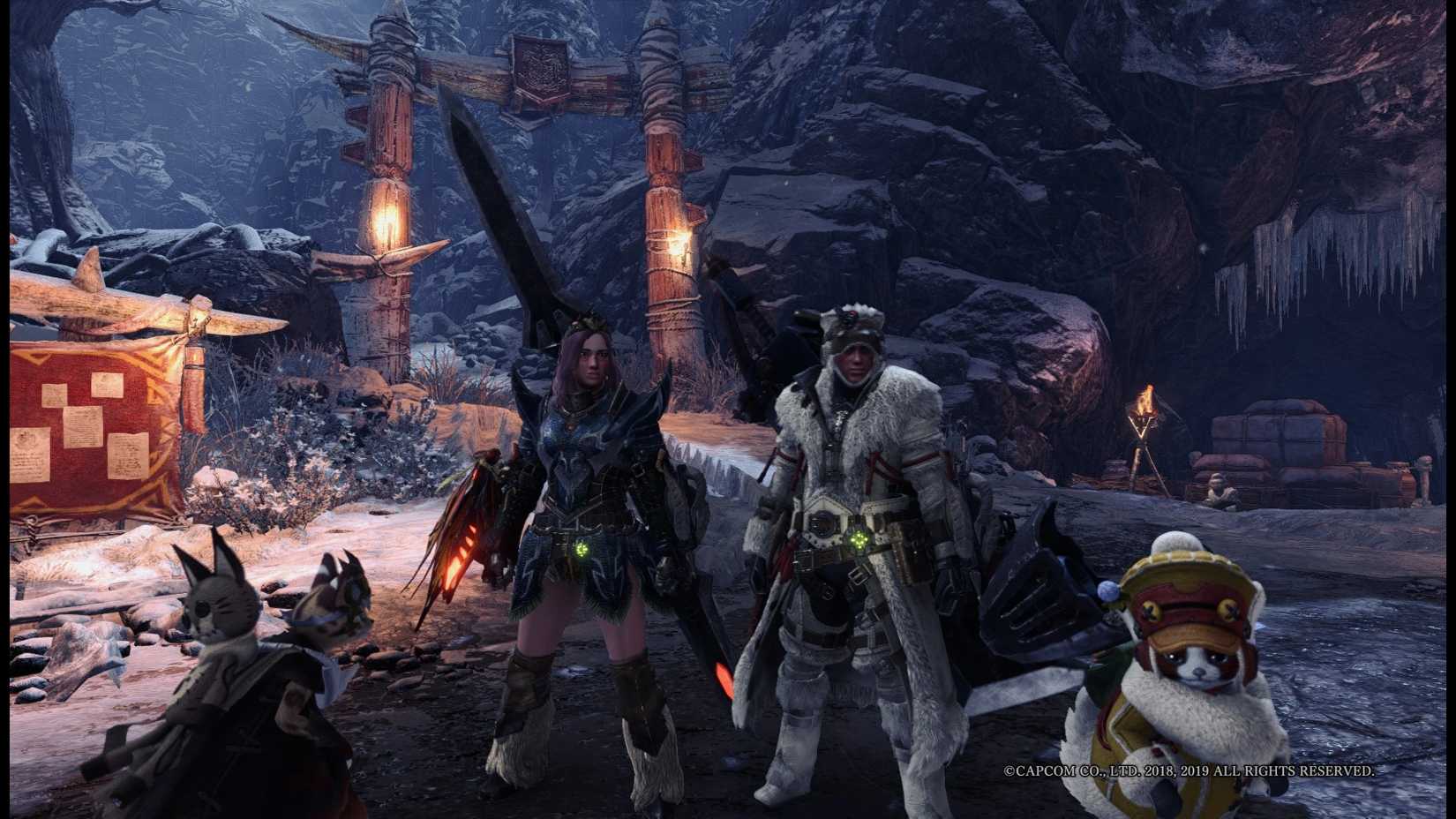 Multiple players standing around with the Seamless Co-op mod