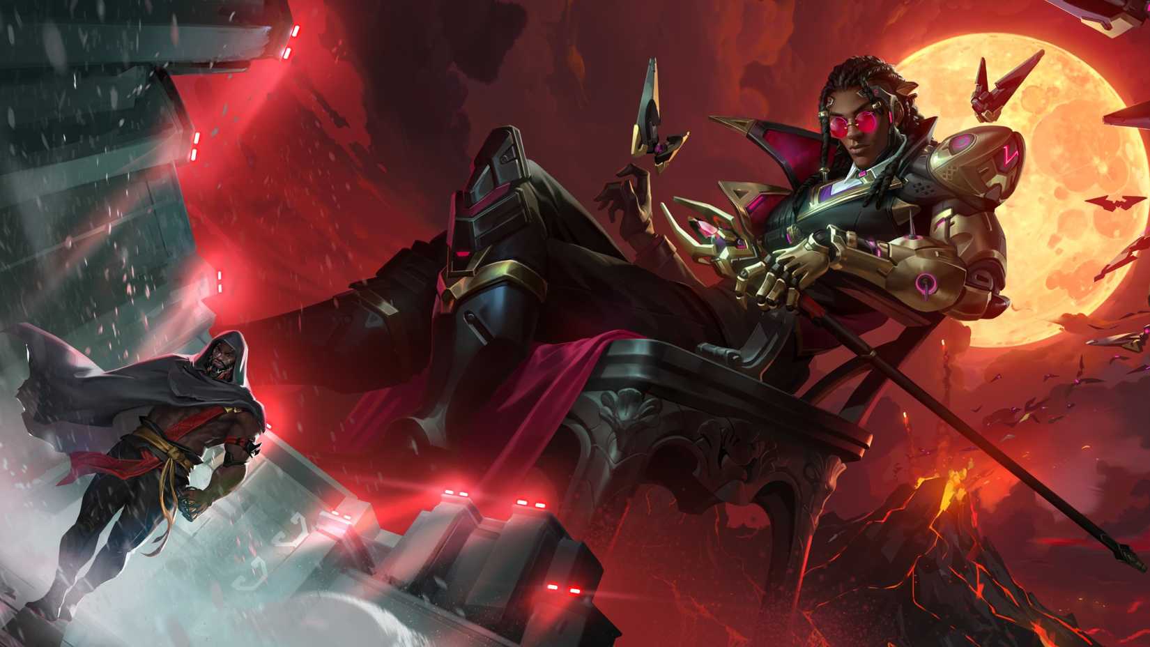 Doctrine's splash art in Overwatch