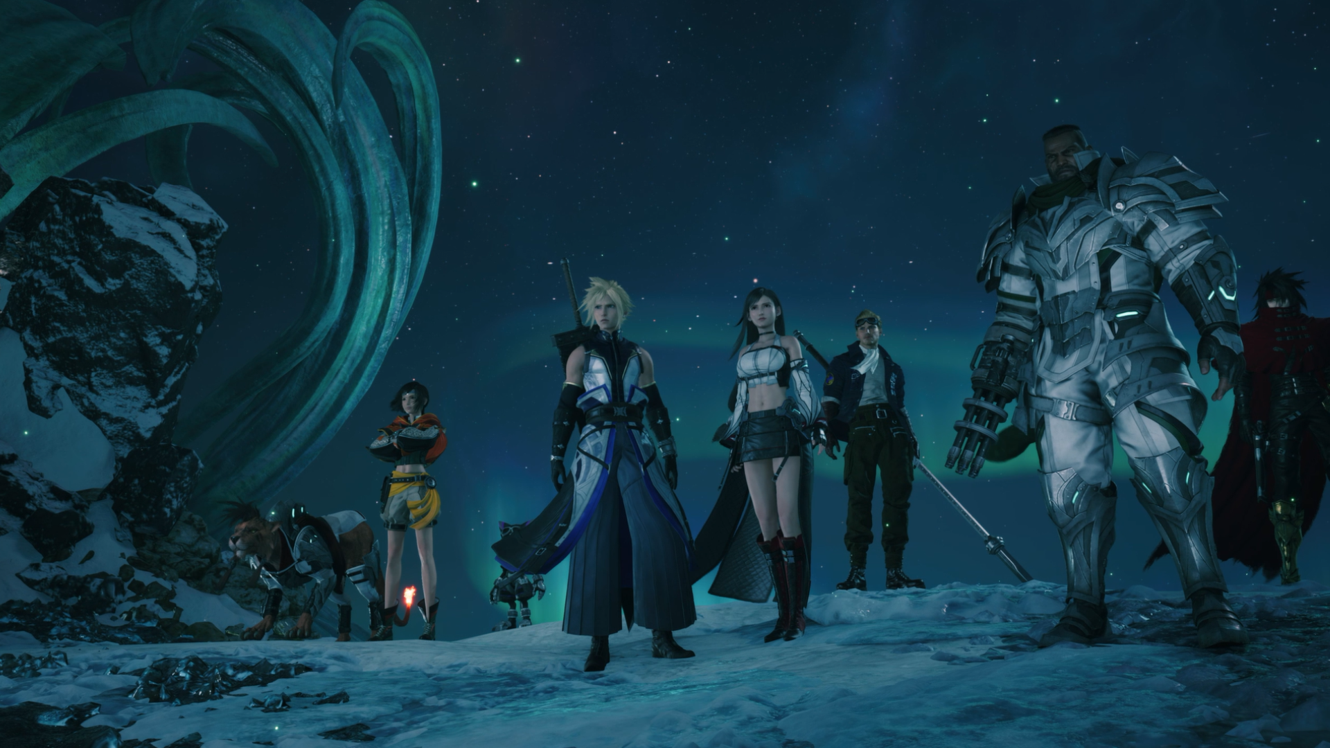 Final Fantasy VII Revelation Party Lineup