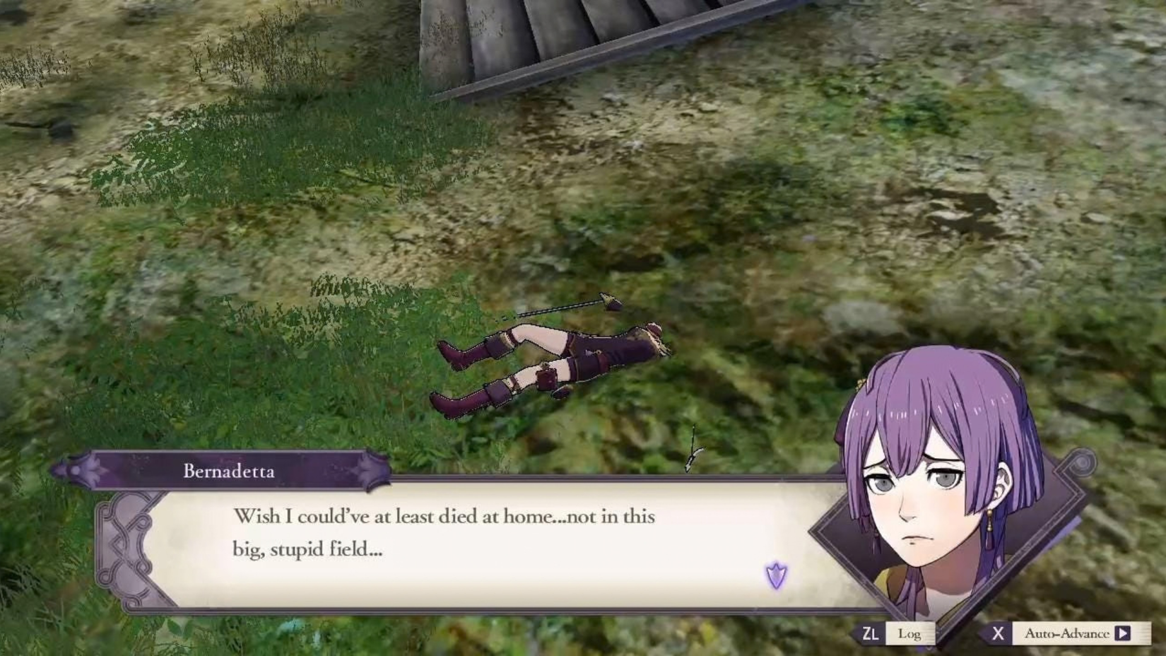 Fire Emblem Three Houses Bernadetta Death