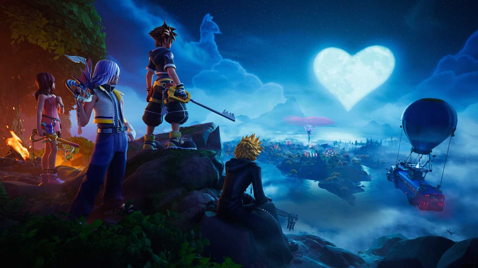 Fortnite Kingdom Hearts promo