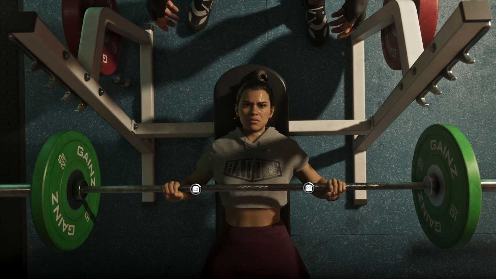 GTA 6 Environment Details Lucia Weightlifting