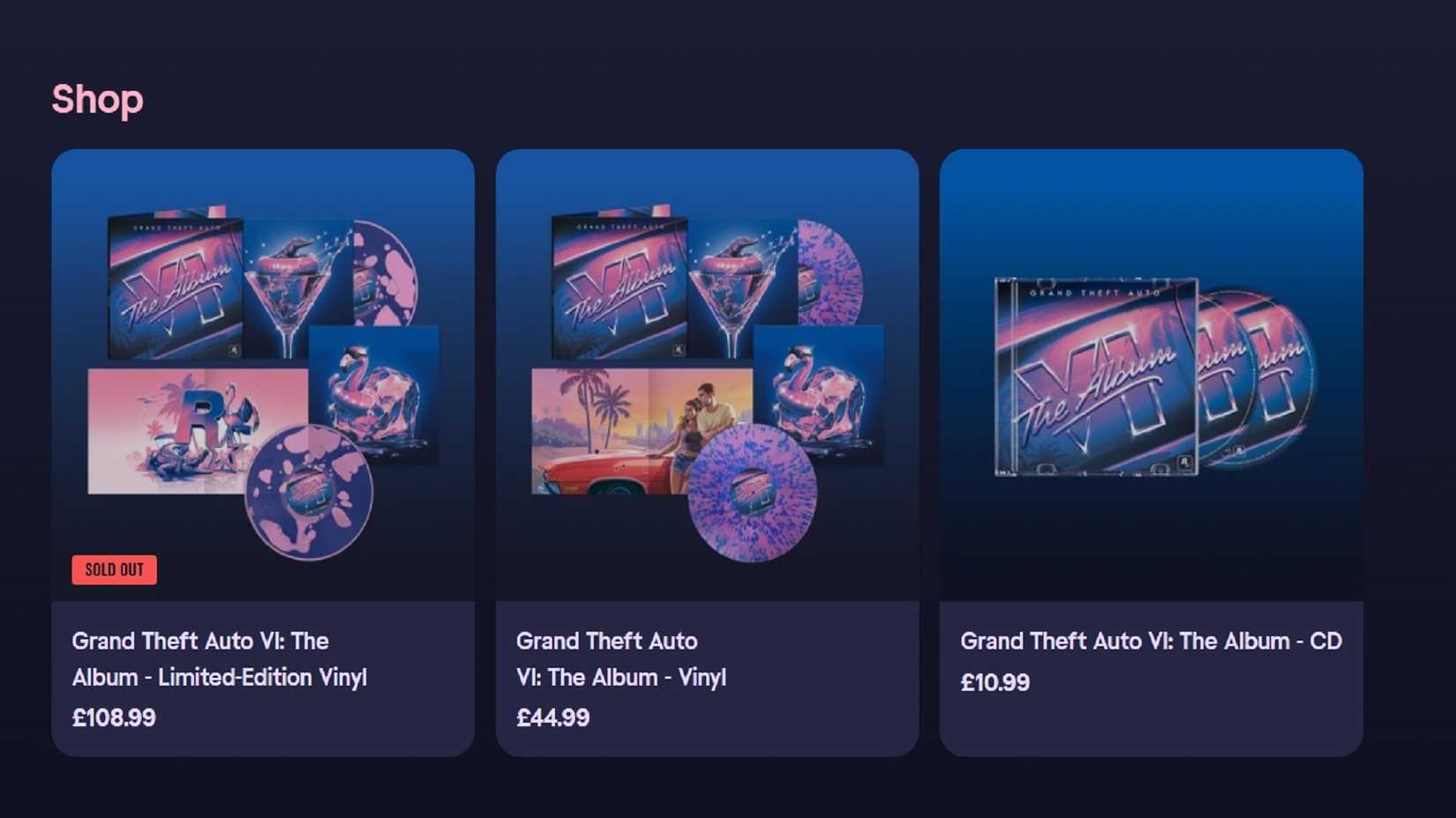 gta 6 the album editions