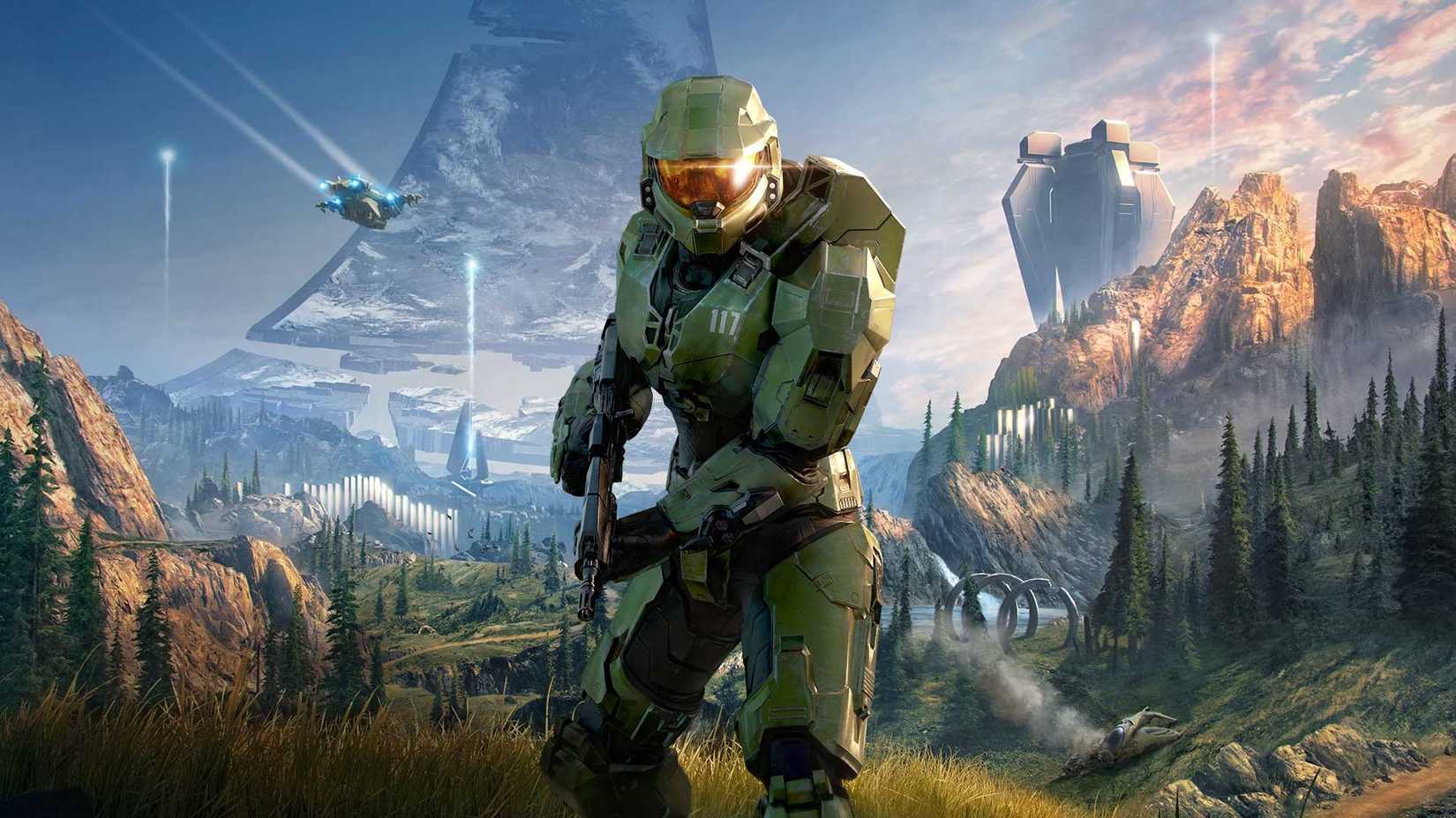halo infinite master chief key art