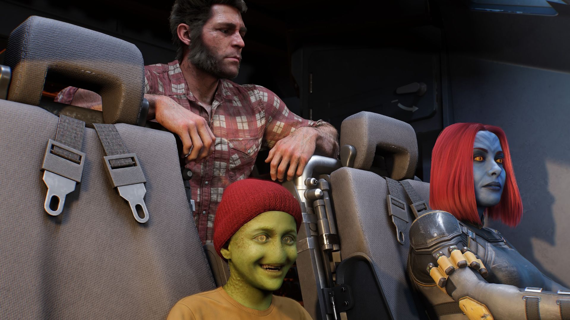 Marvel's Wolverine Characters Leech and Mystique