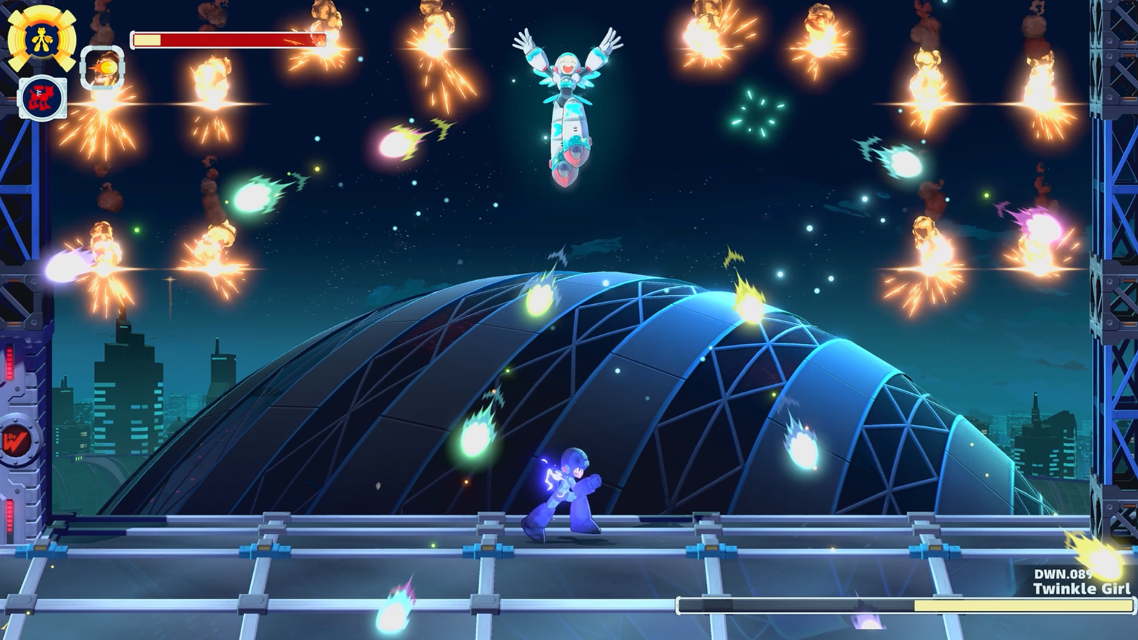 Mega Man Dual Override Twinkle Girl Fight