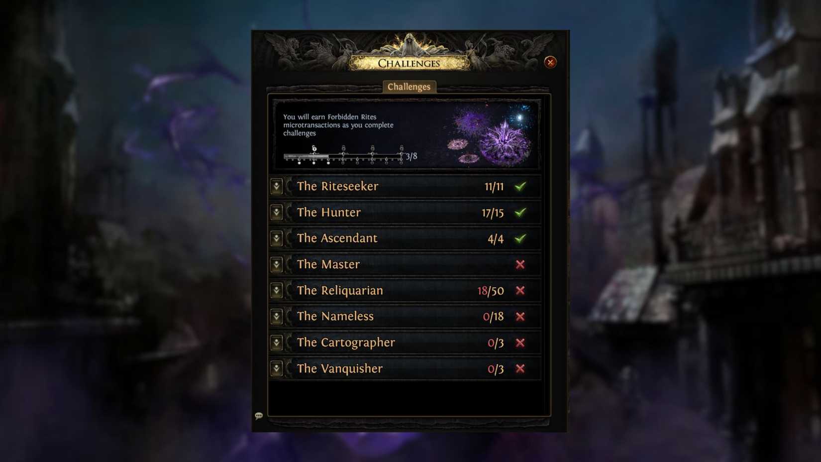 Path of Exile 2 Challenges