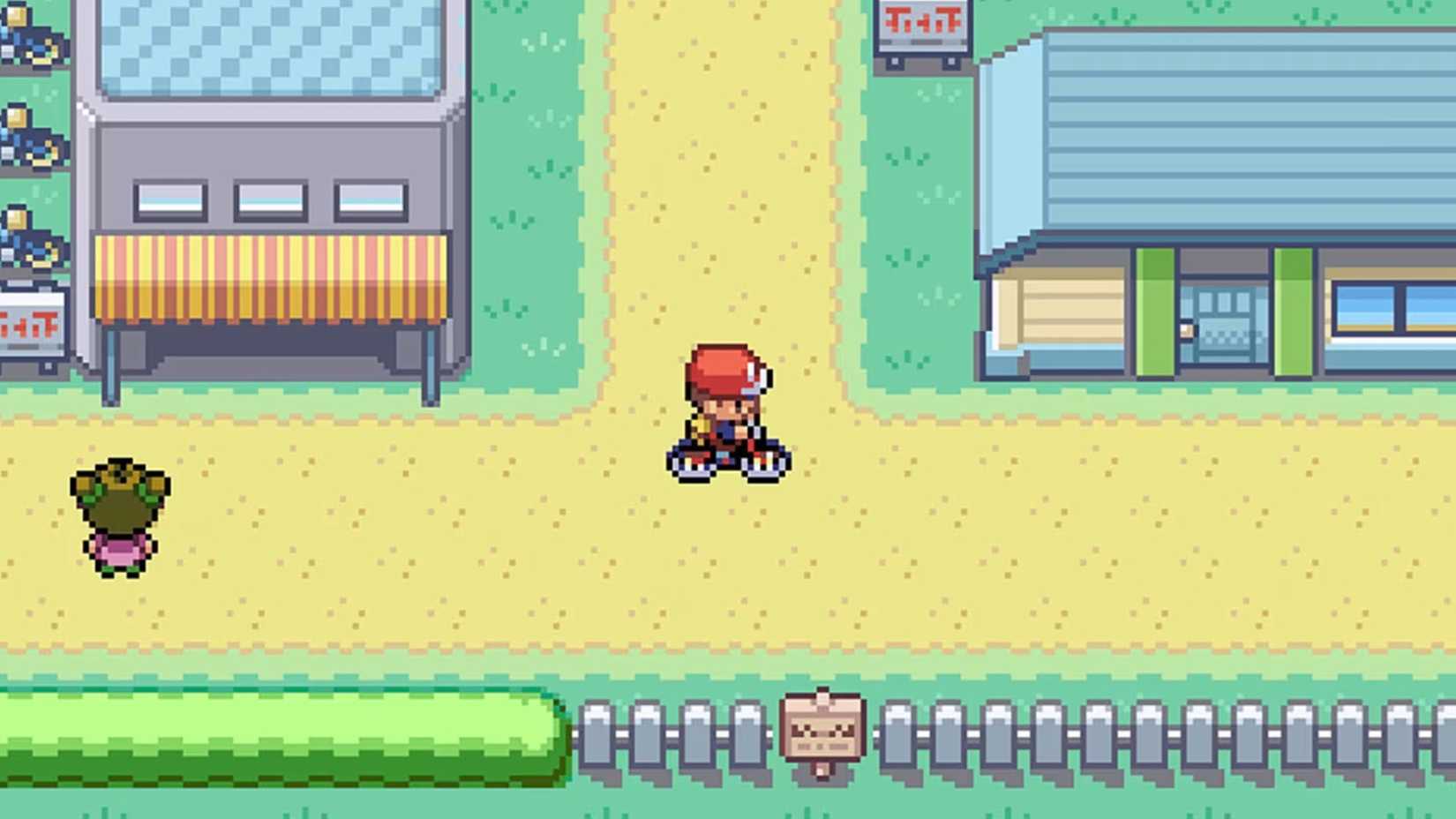 Pokemon FireRed Bike